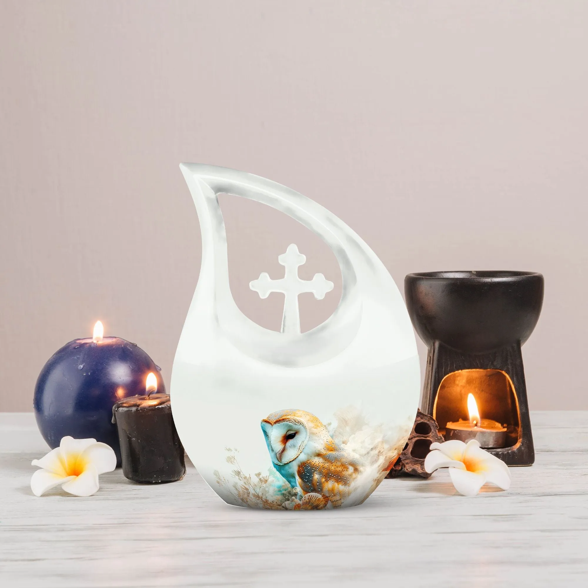 Barn Owl Urn: A Beautiful Custom Keepsake for Memorial Urn