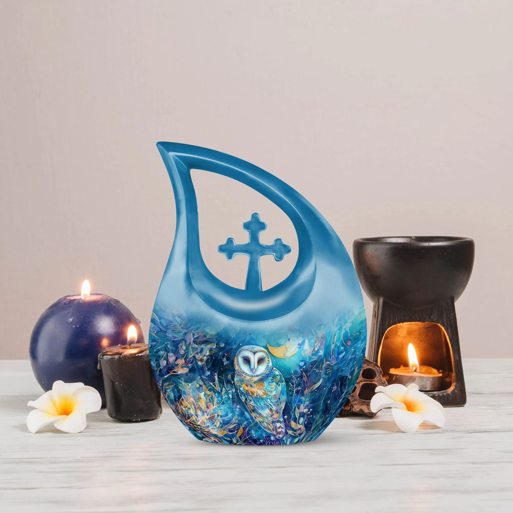 Barn Owl Urn - Perfect Memorials Cremation Urn For Human Ashes