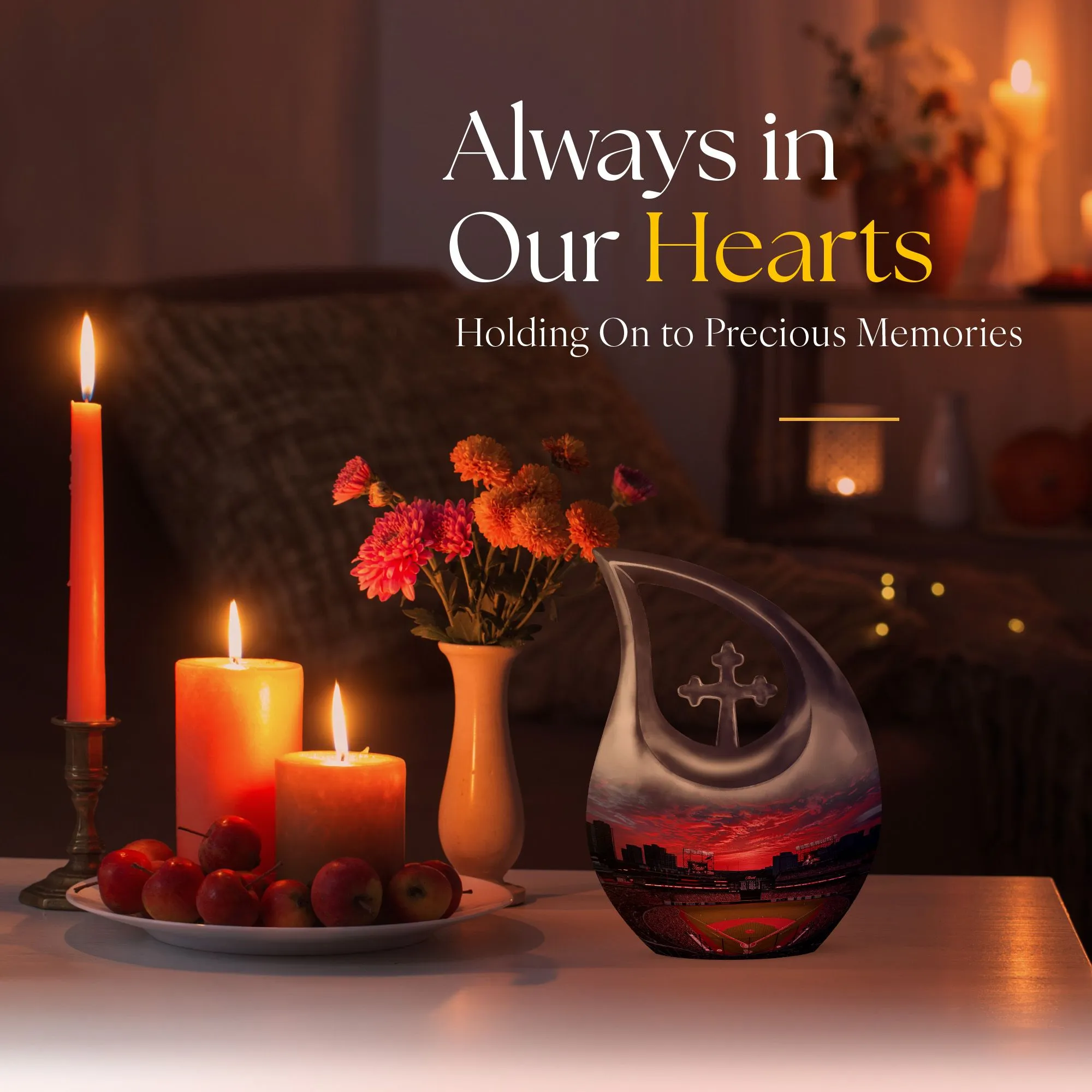 Baseball Urn - Personalized Container For Human Ashes