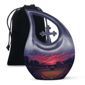 Baseball Urn - Personalized Container For Human Ashes