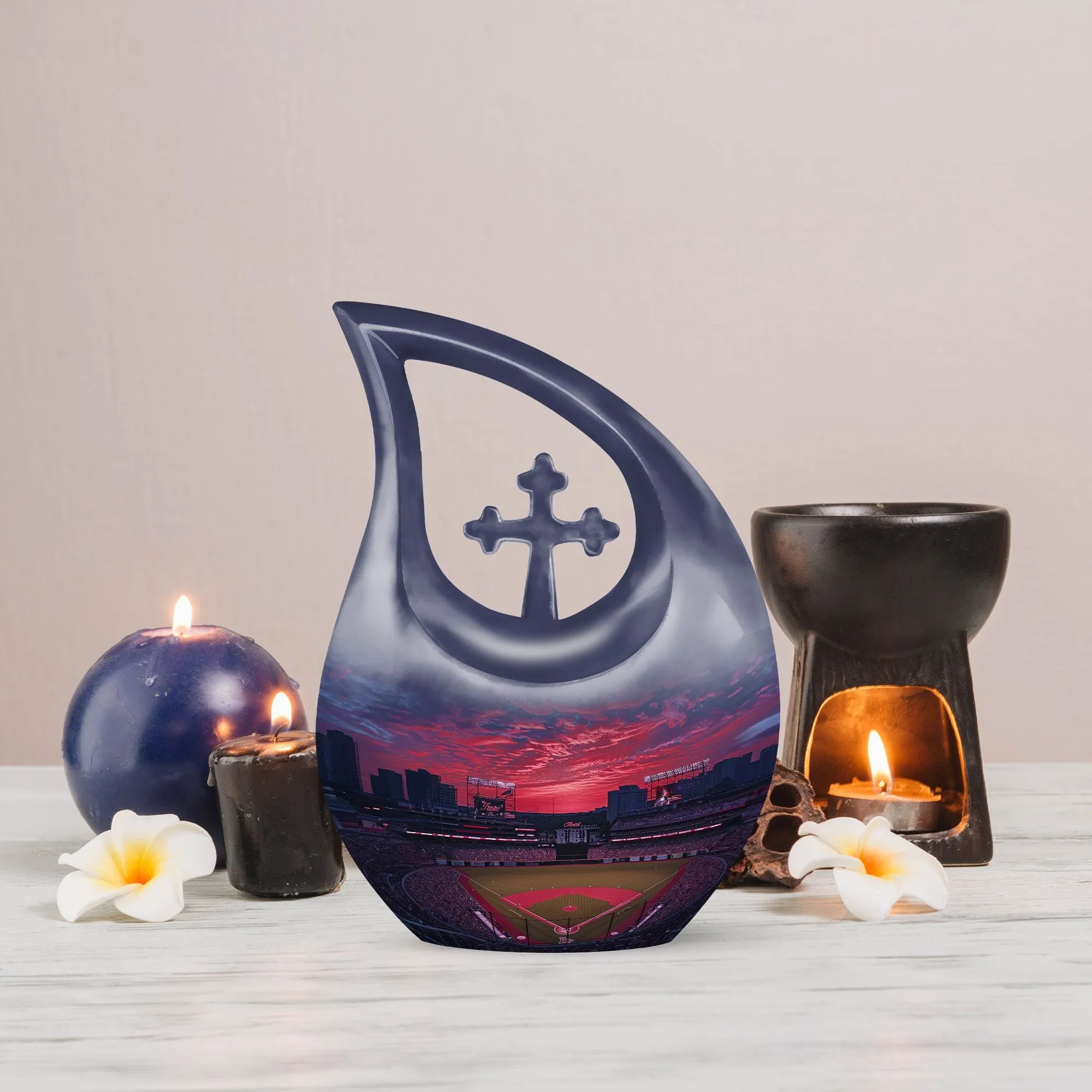 Baseball Urn - Personalized Container For Human Ashes
