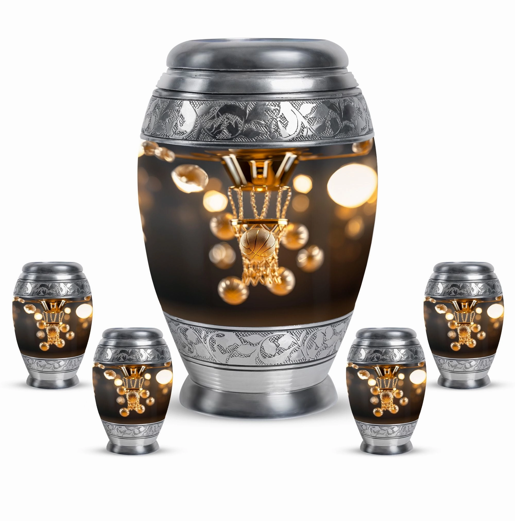 Basketball Cremation Urn For Adults Memorial & Funeral Urn