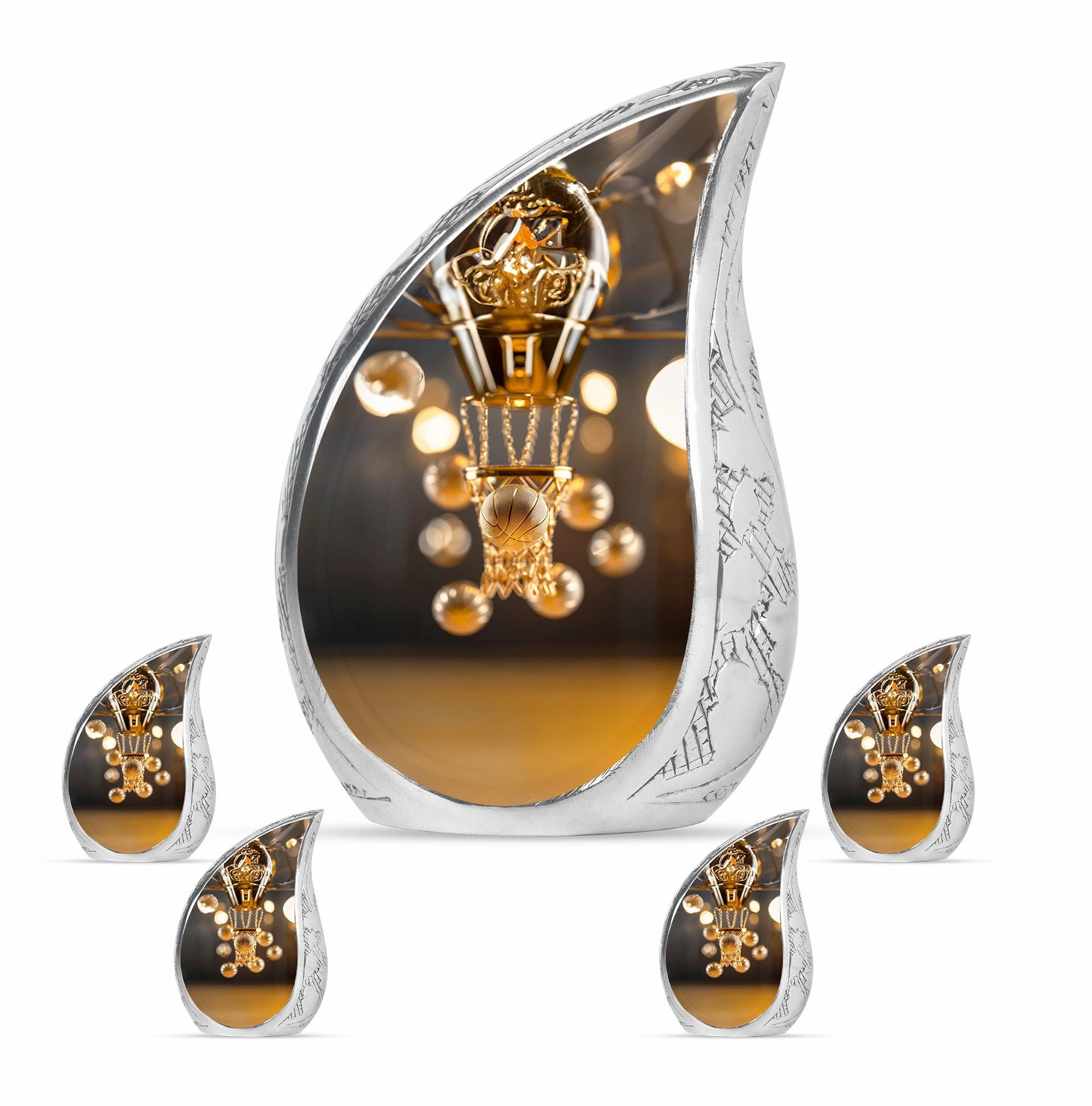 Basketball Cremation Urn For Adults Memorial & Funeral Urn