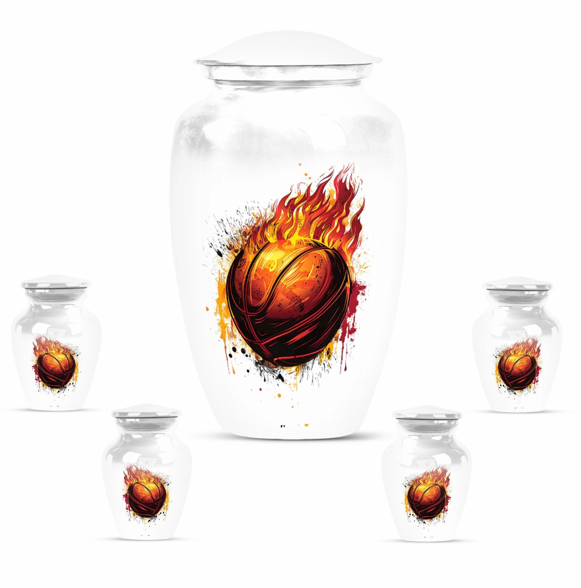 Basketball Cremation Urns For Ashes For Women Memorial & Funeral Urn
