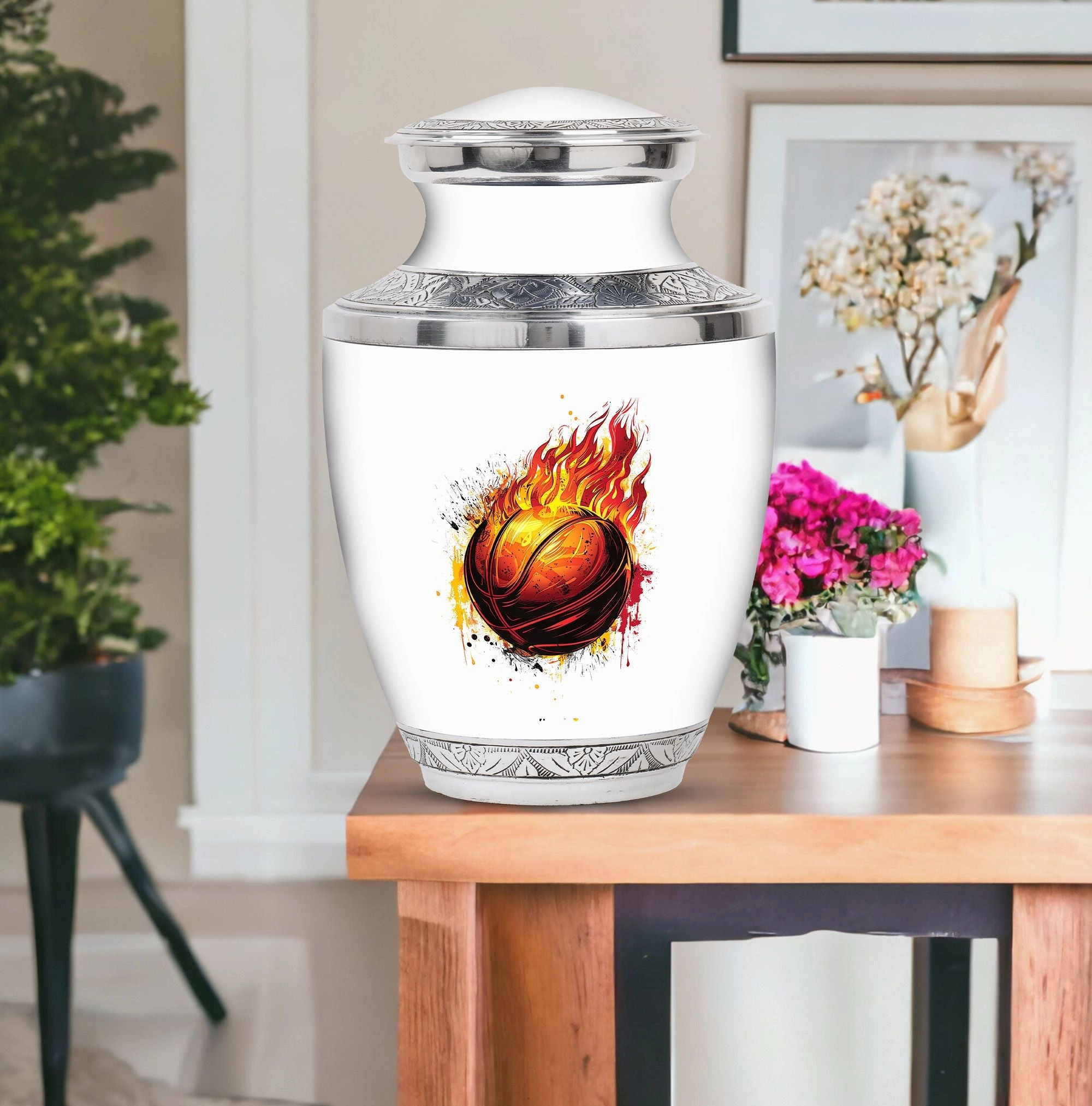 Basketball Cremation Urns For Ashes For Women Memorial & Funeral Urn