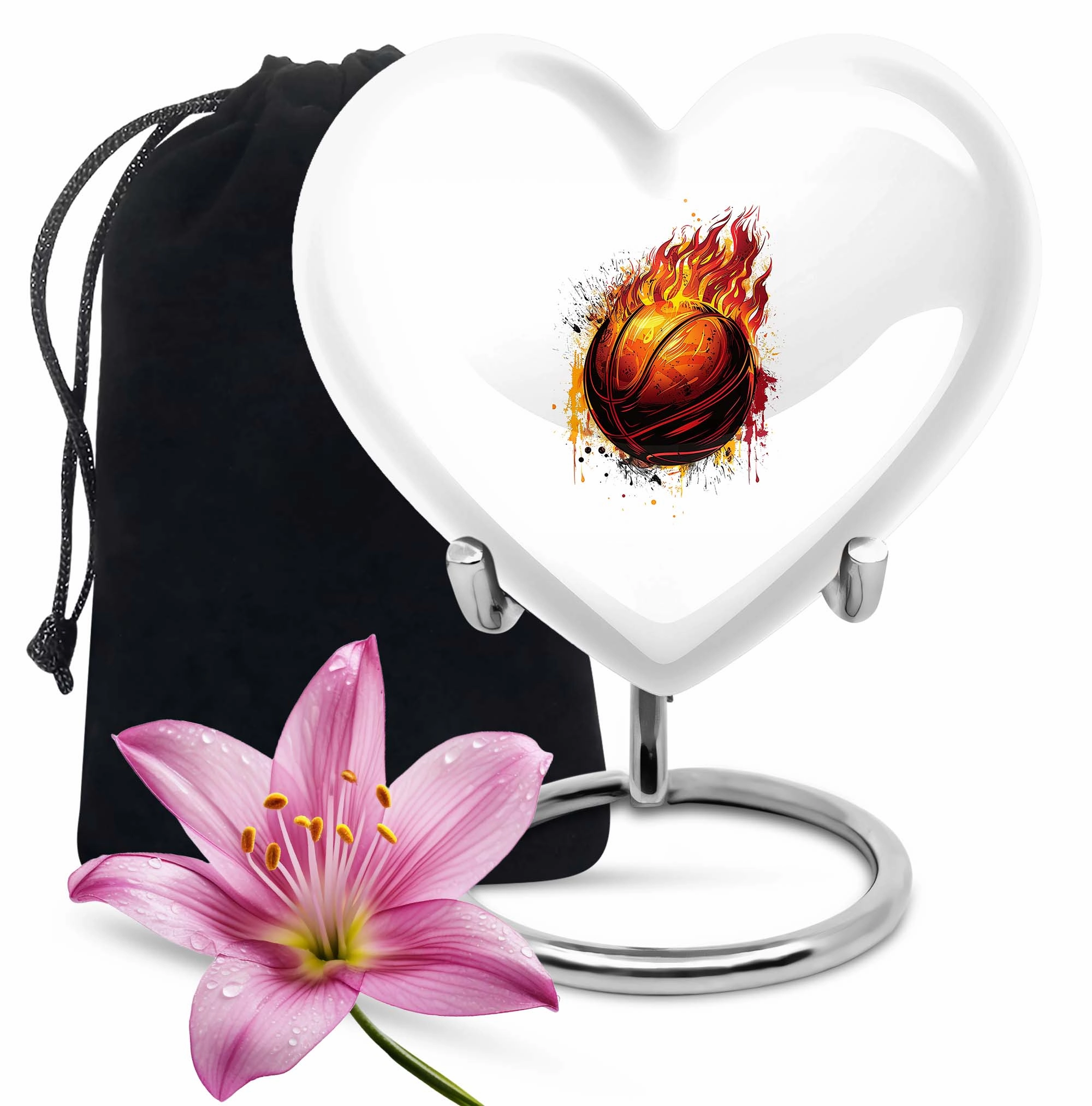 Basketball Cremation Urns For Ashes For Women Memorial & Funeral Urn