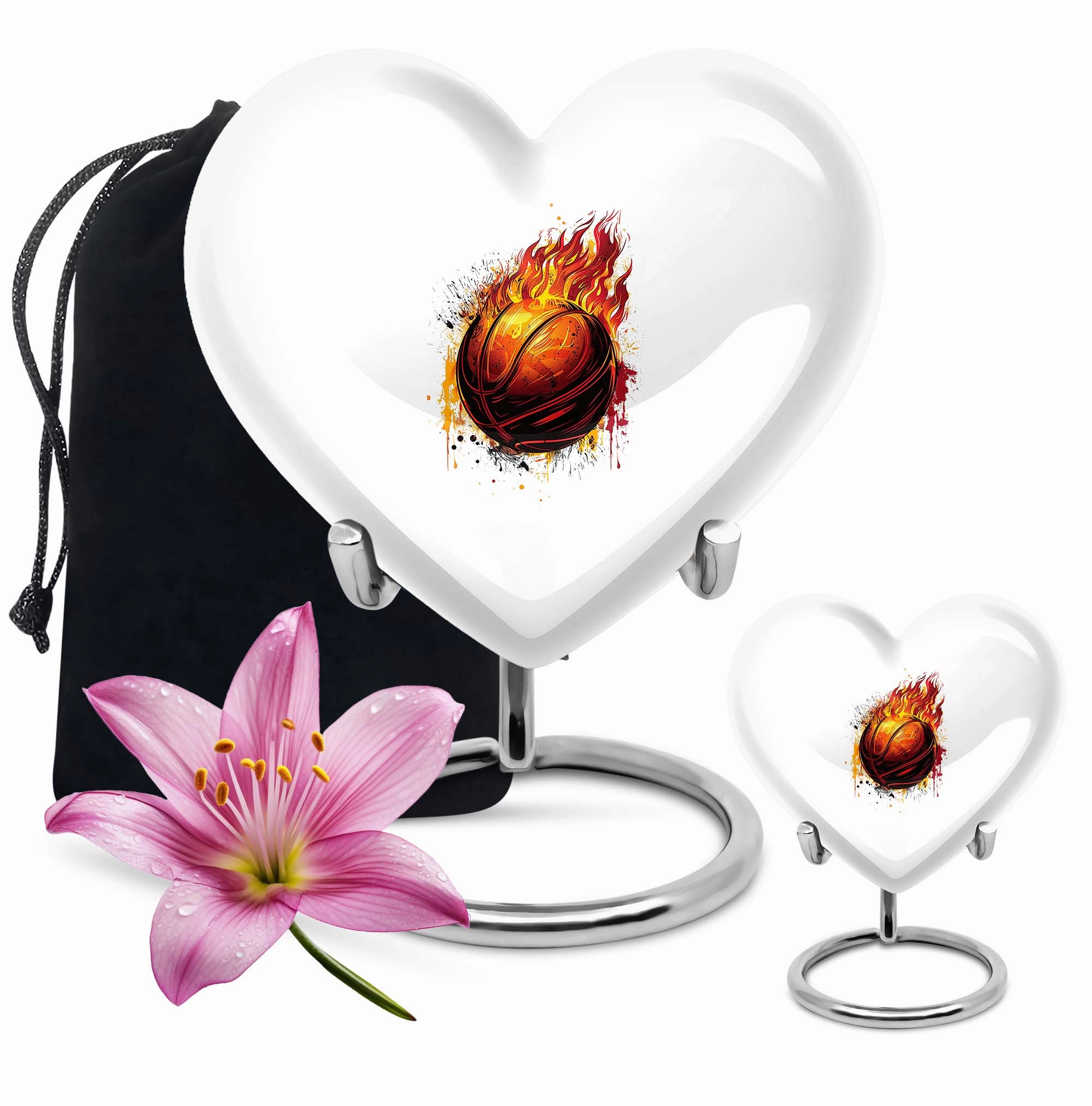 Basketball Cremation Urns For Ashes For Women Memorial & Funeral Urn