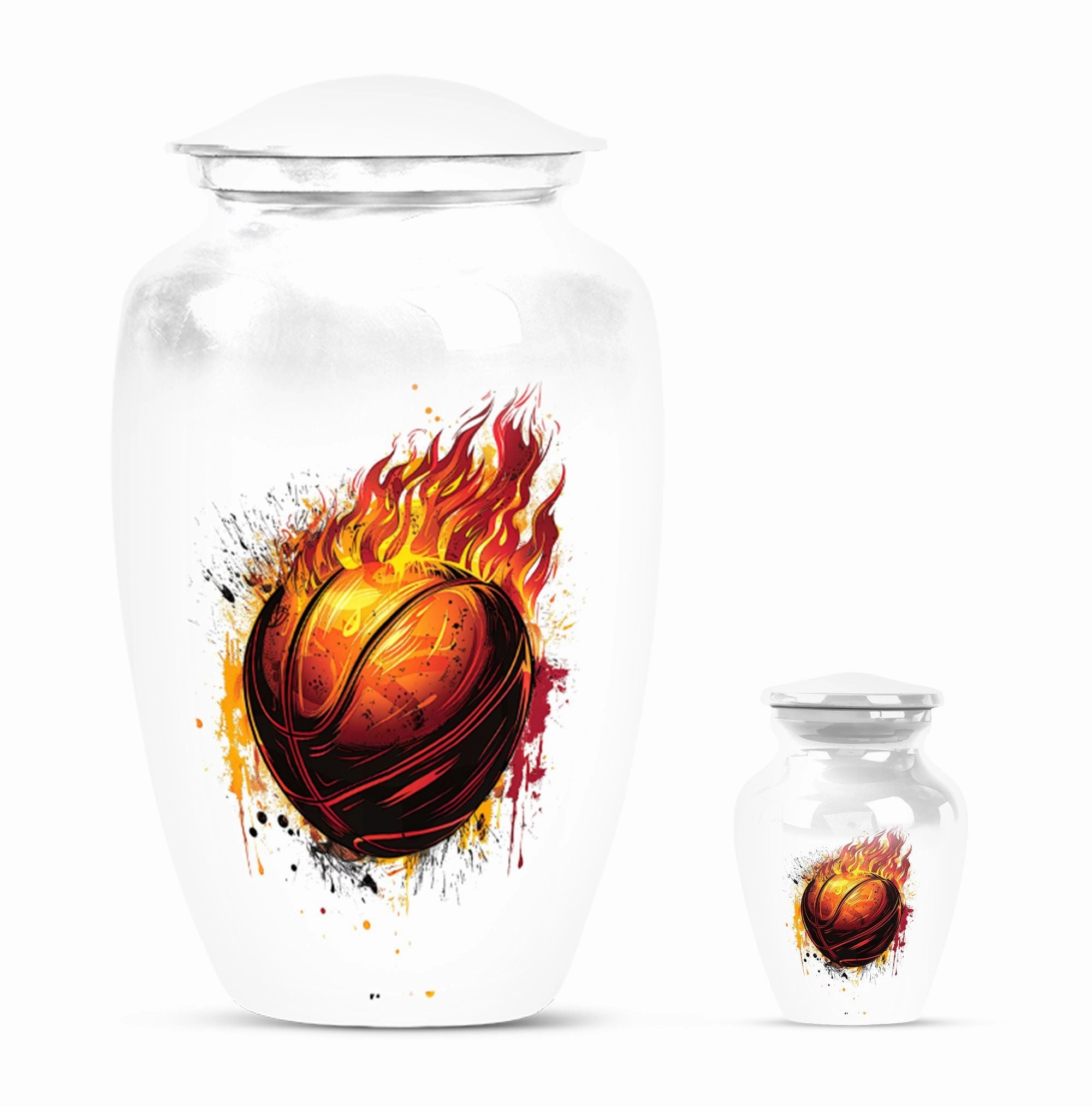 Basketball Cremation Urns For Ashes For Women Memorial & Funeral Urn
