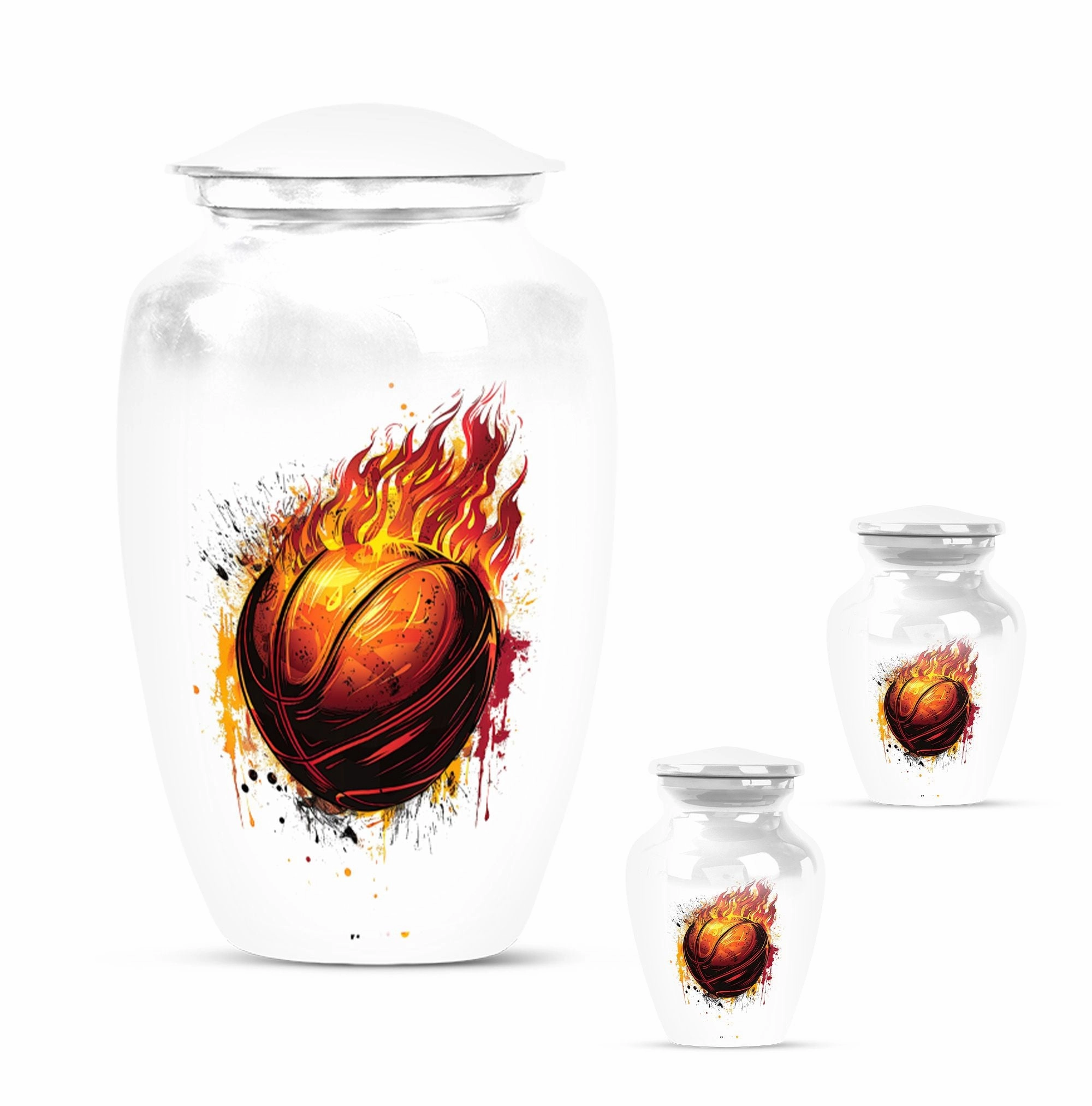 Basketball Cremation Urns For Ashes For Women Memorial & Funeral Urn