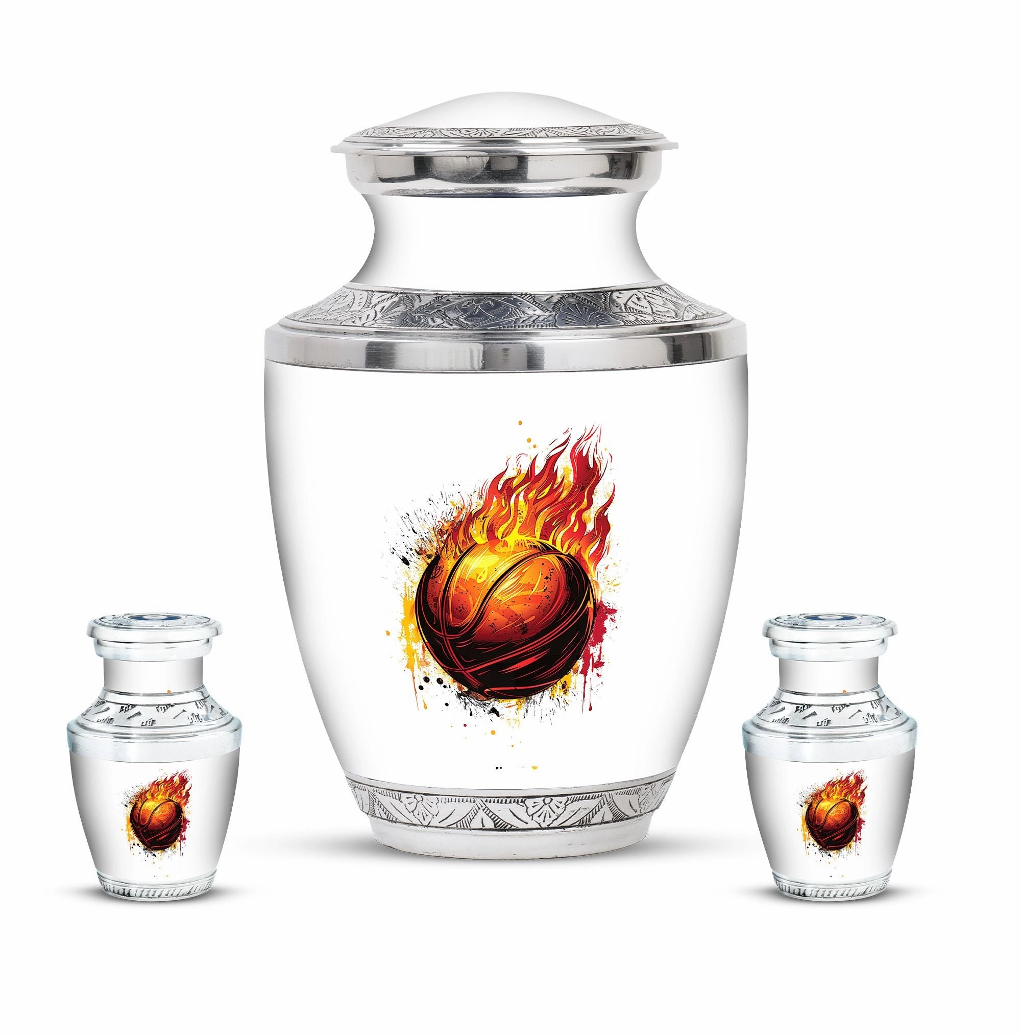 Basketball Cremation Urns For Ashes For Women Memorial & Funeral Urn