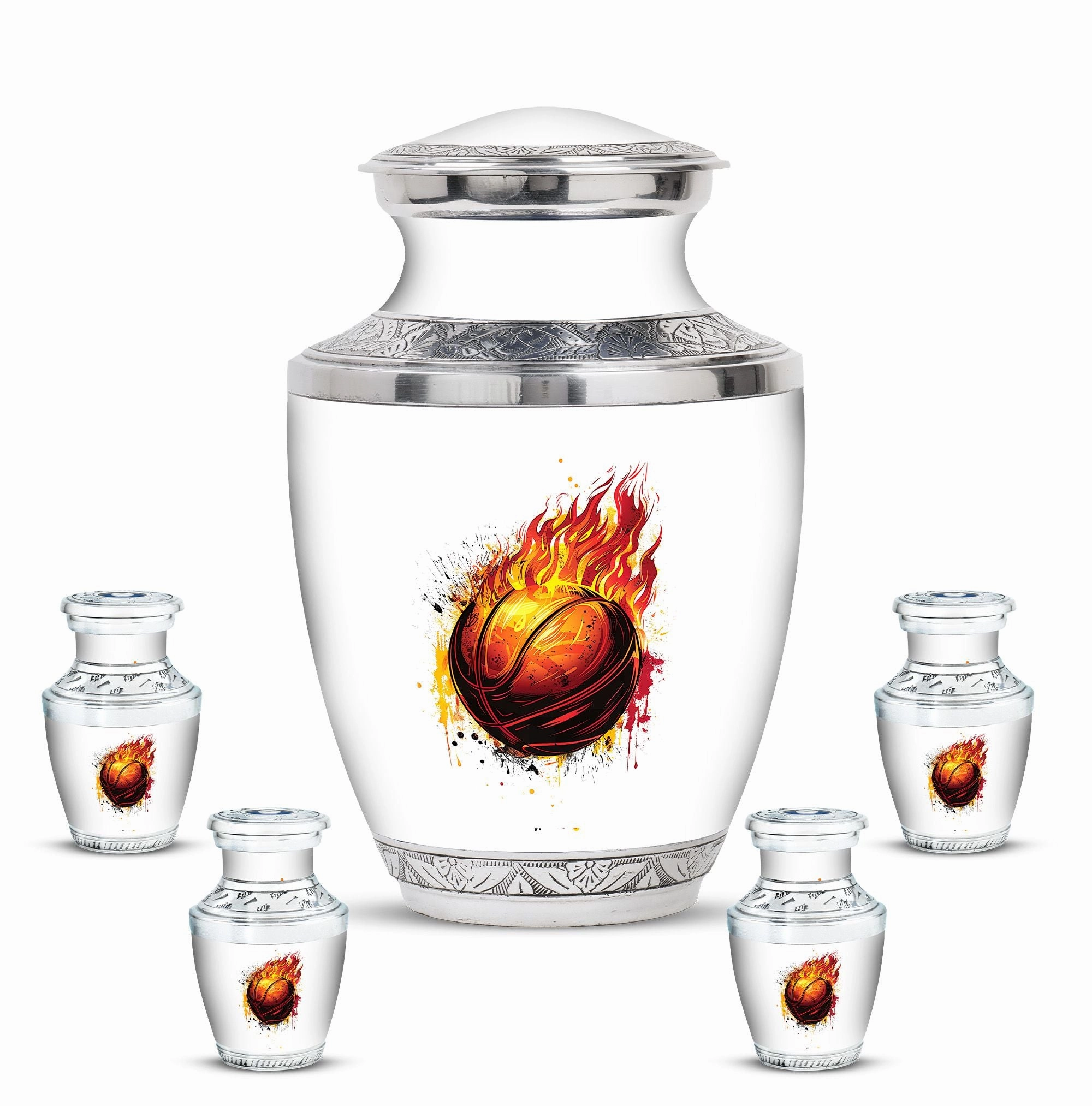 Basketball Cremation Urns For Ashes For Women Memorial & Funeral Urn
