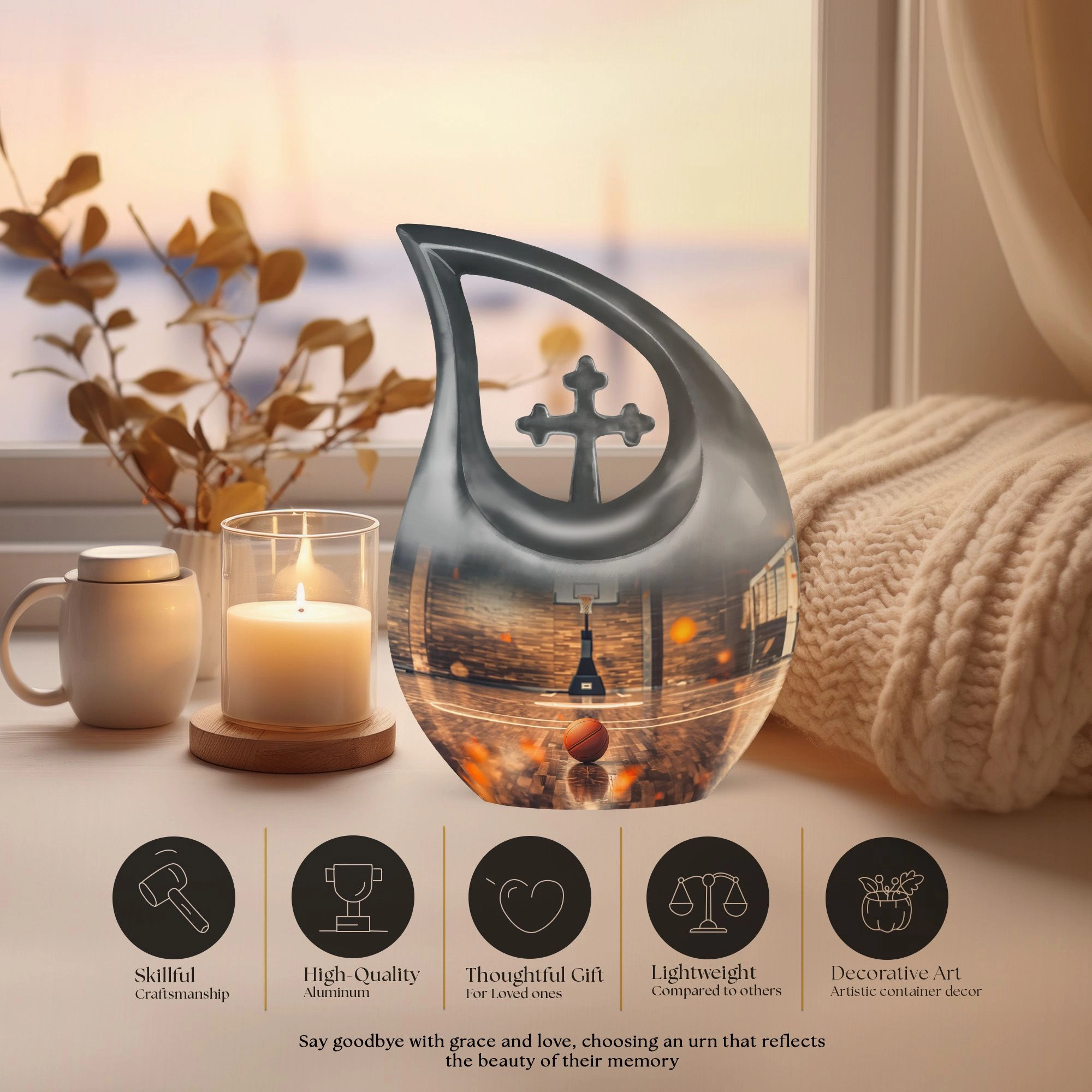 Basketball Urn Tribute: A Cherished Memory Hub for Moms