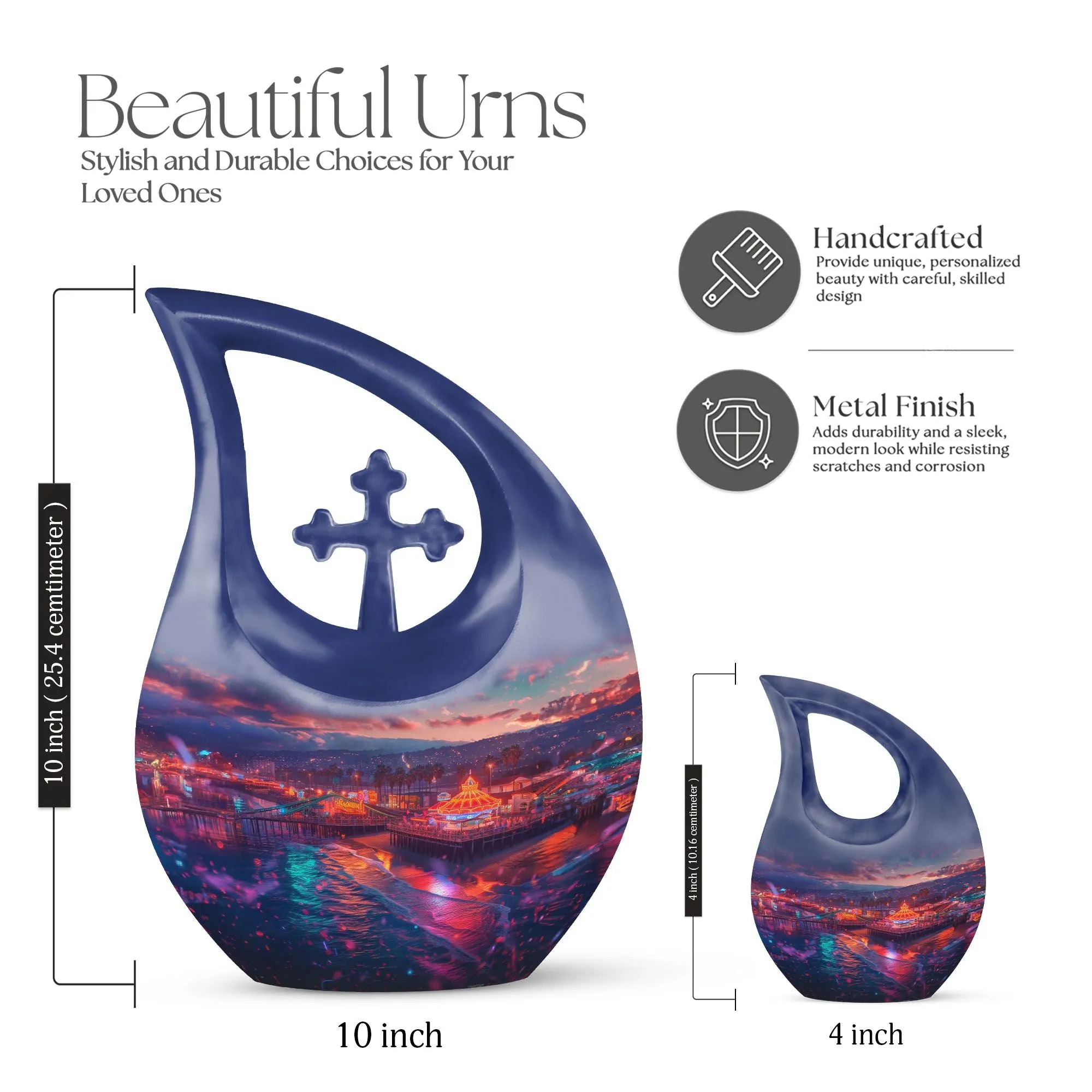 Beach Bliss: Dignified Memorial Urns for Serene Oceanic Sojourn