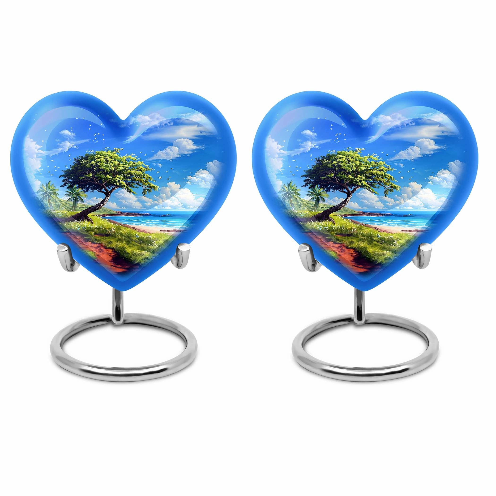 Beach Cremation Keepsake For Human Ashes Memorial & Funeral Urn