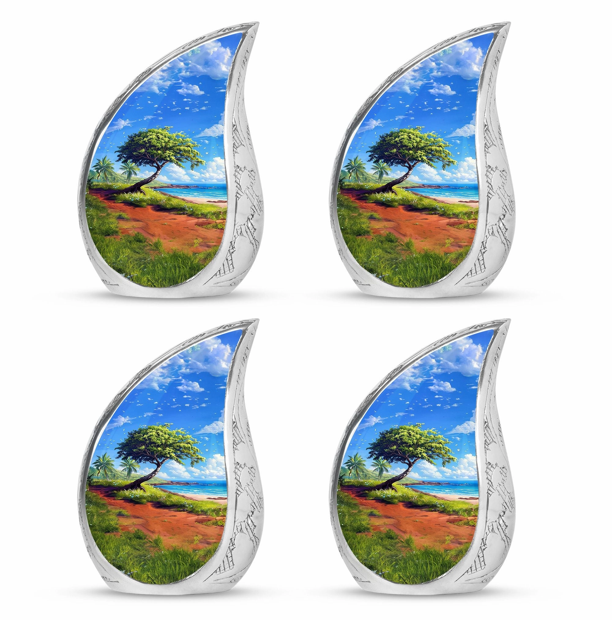 Beach Cremation Keepsake For Human Ashes Memorial & Funeral Urn