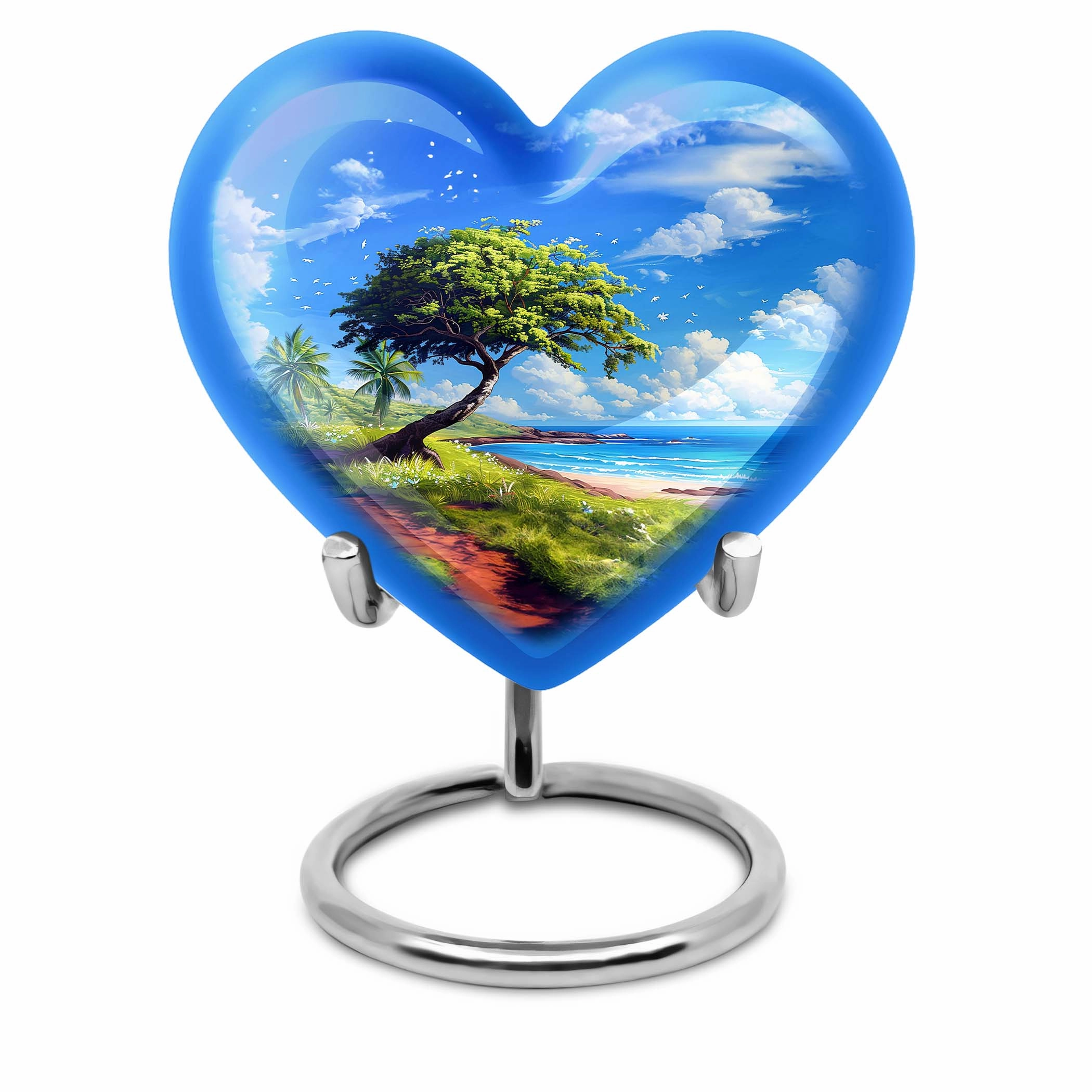 Beach Cremation Keepsake For Human Ashes Memorial & Funeral Urn