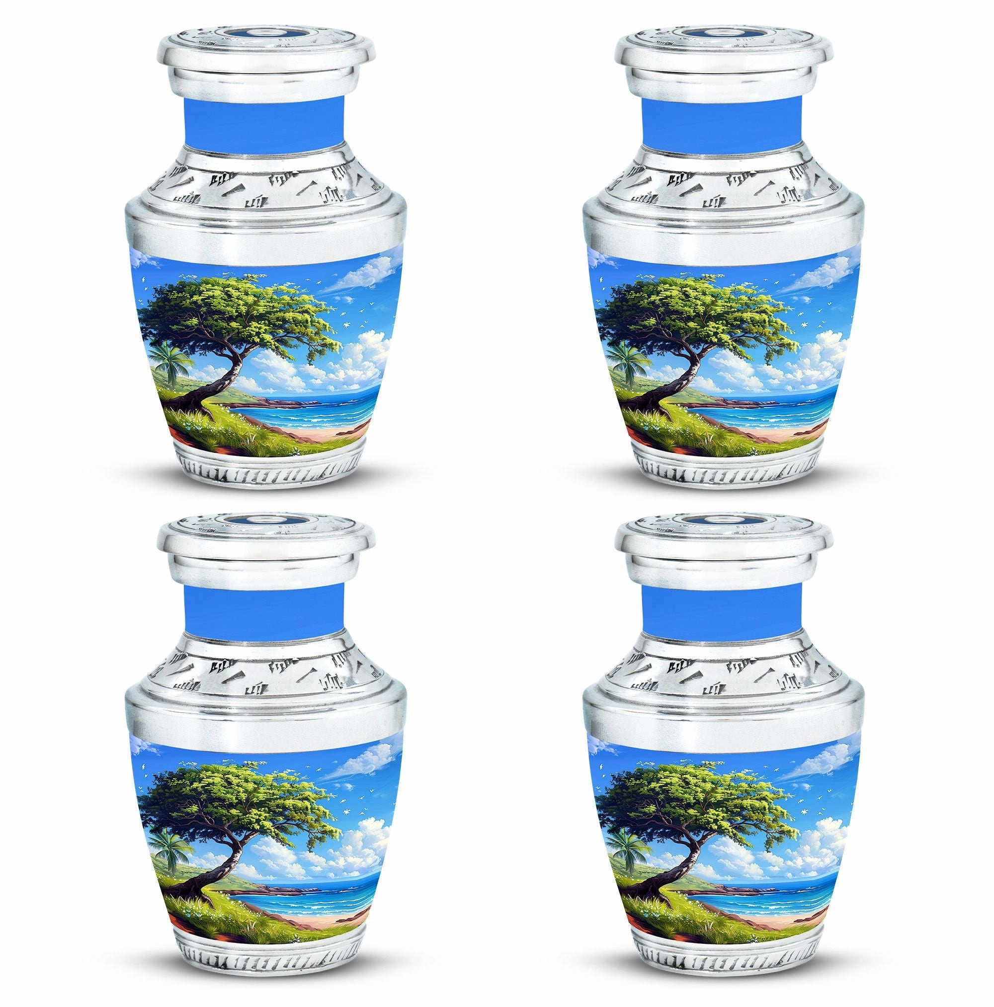 Beach Cremation Keepsake For Human Ashes Memorial & Funeral Urn