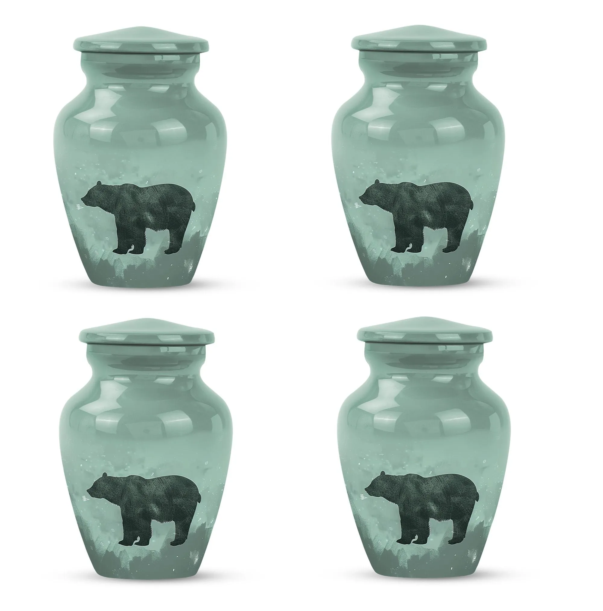 Bear Love: Dignified Farewell - Memorial Funeral Urn