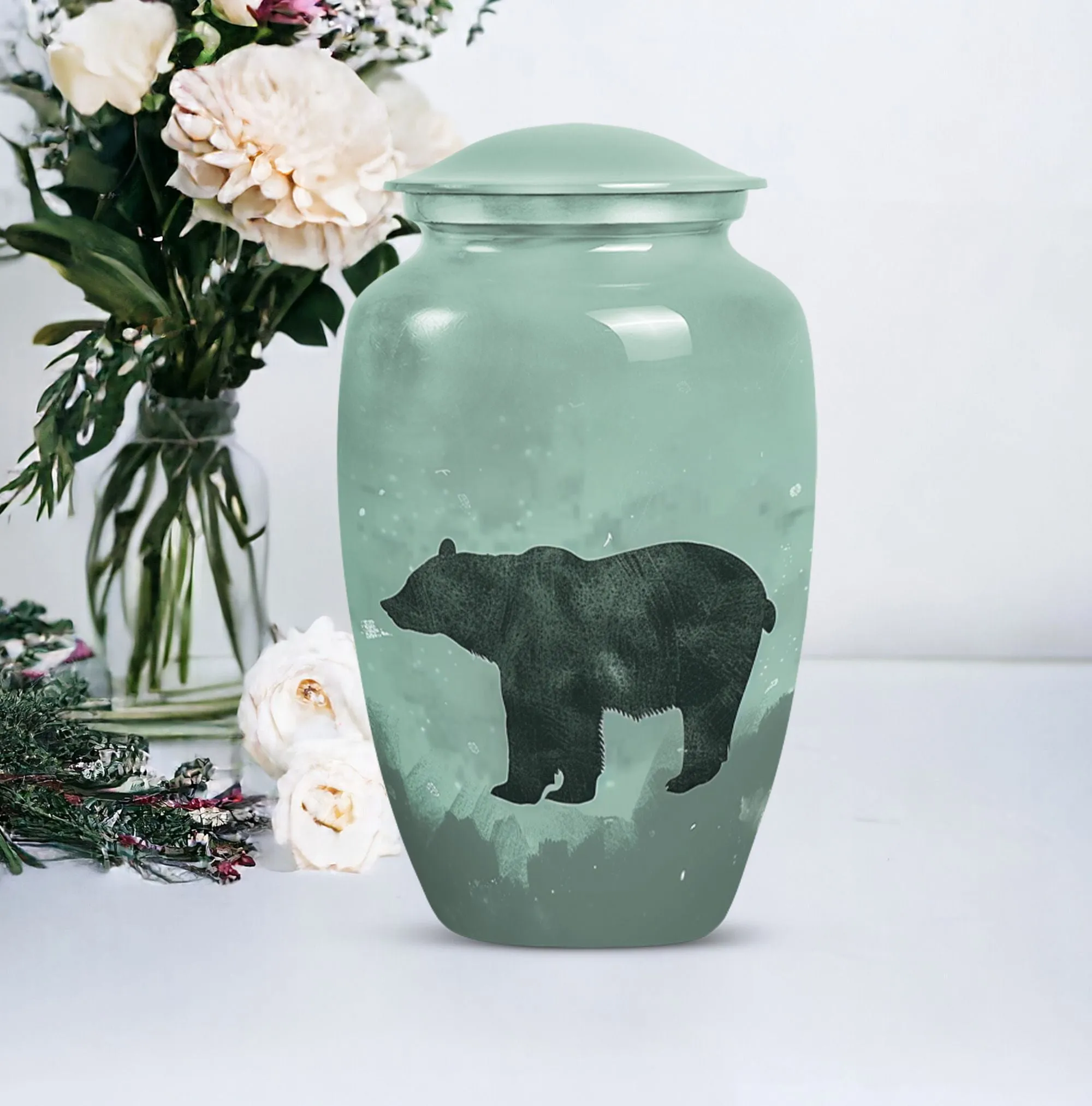 Bear Love: Dignified Farewell - Memorial Funeral Urn