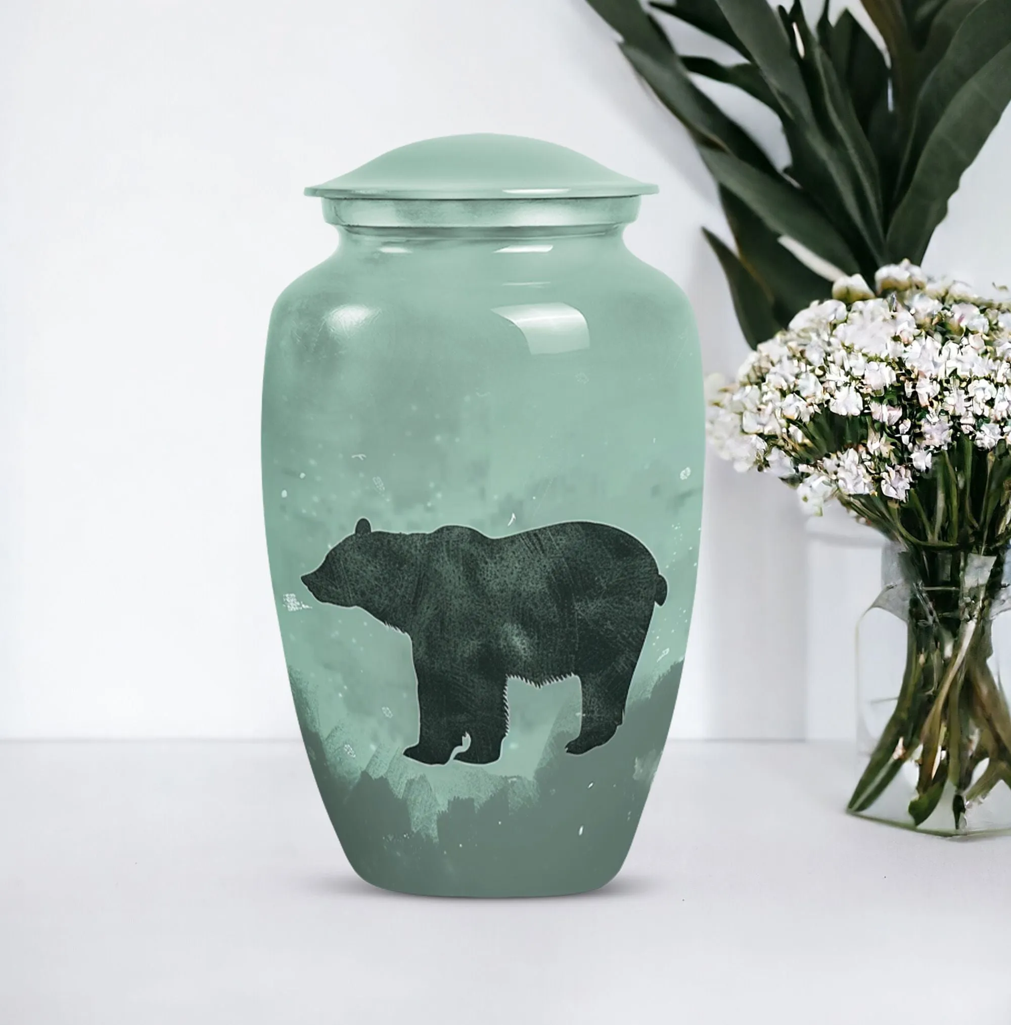 Bear Love: Dignified Farewell - Memorial Funeral Urn