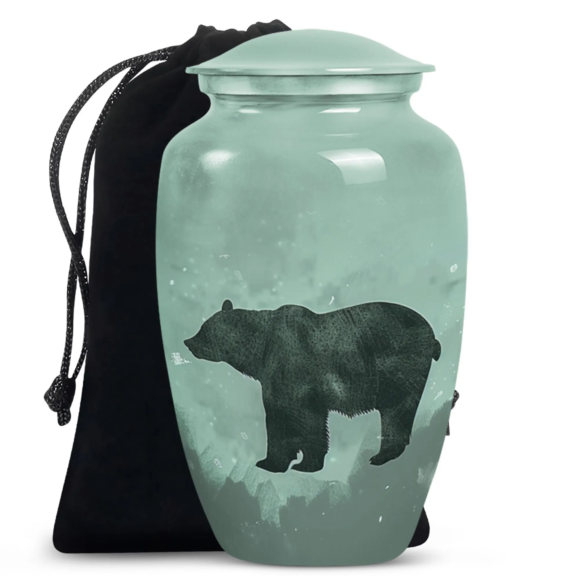 Bear Love: Dignified Farewell - Memorial Funeral Urn