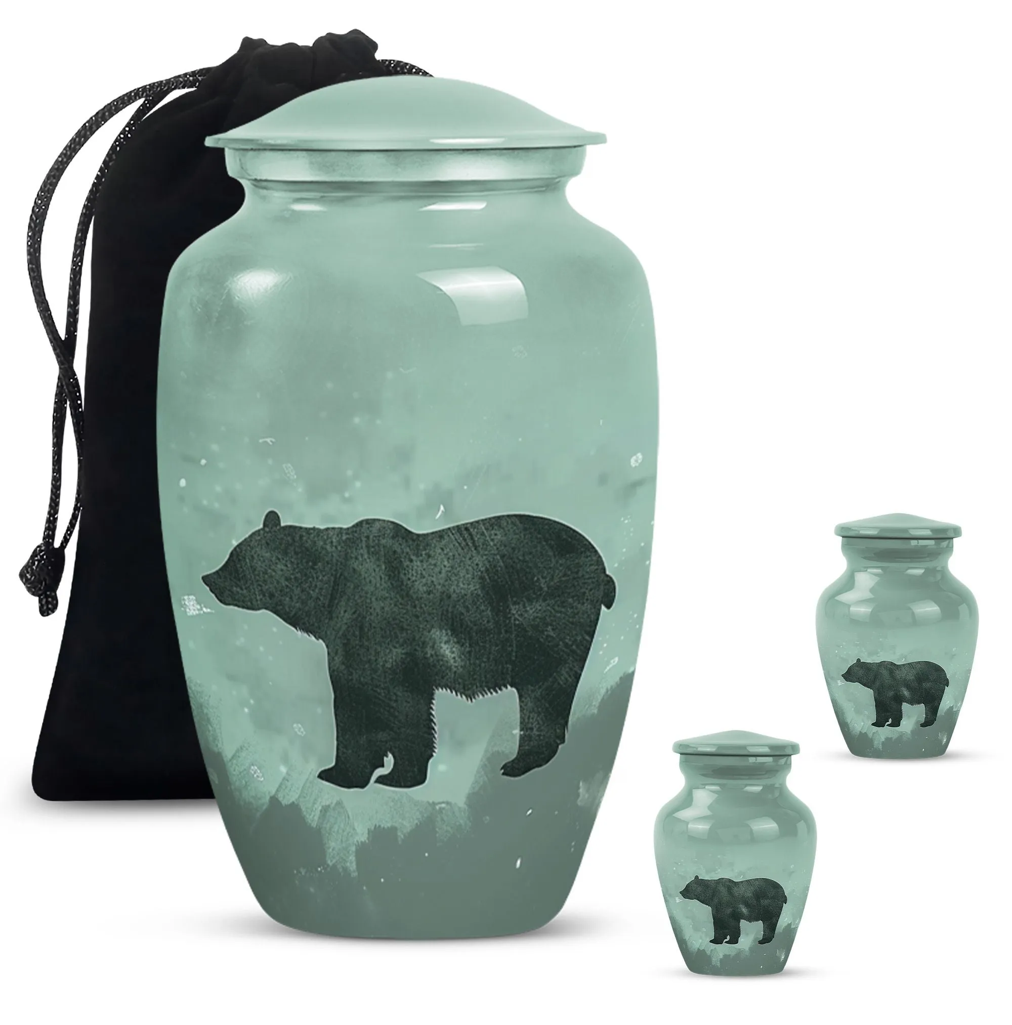 Bear Love: Dignified Farewell - Memorial Funeral Urn