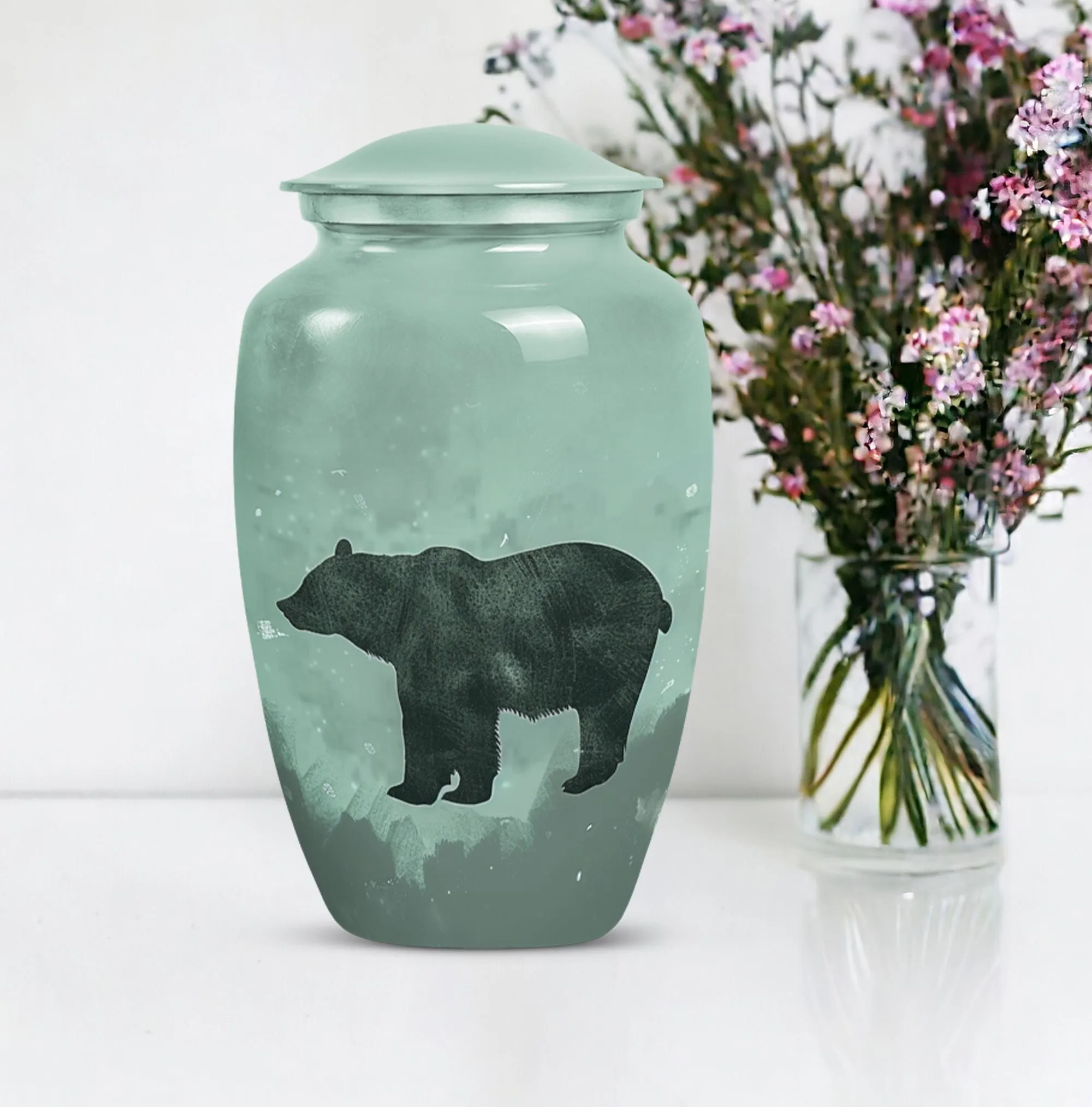 Bear Love: Dignified Farewell - Memorial Funeral Urn