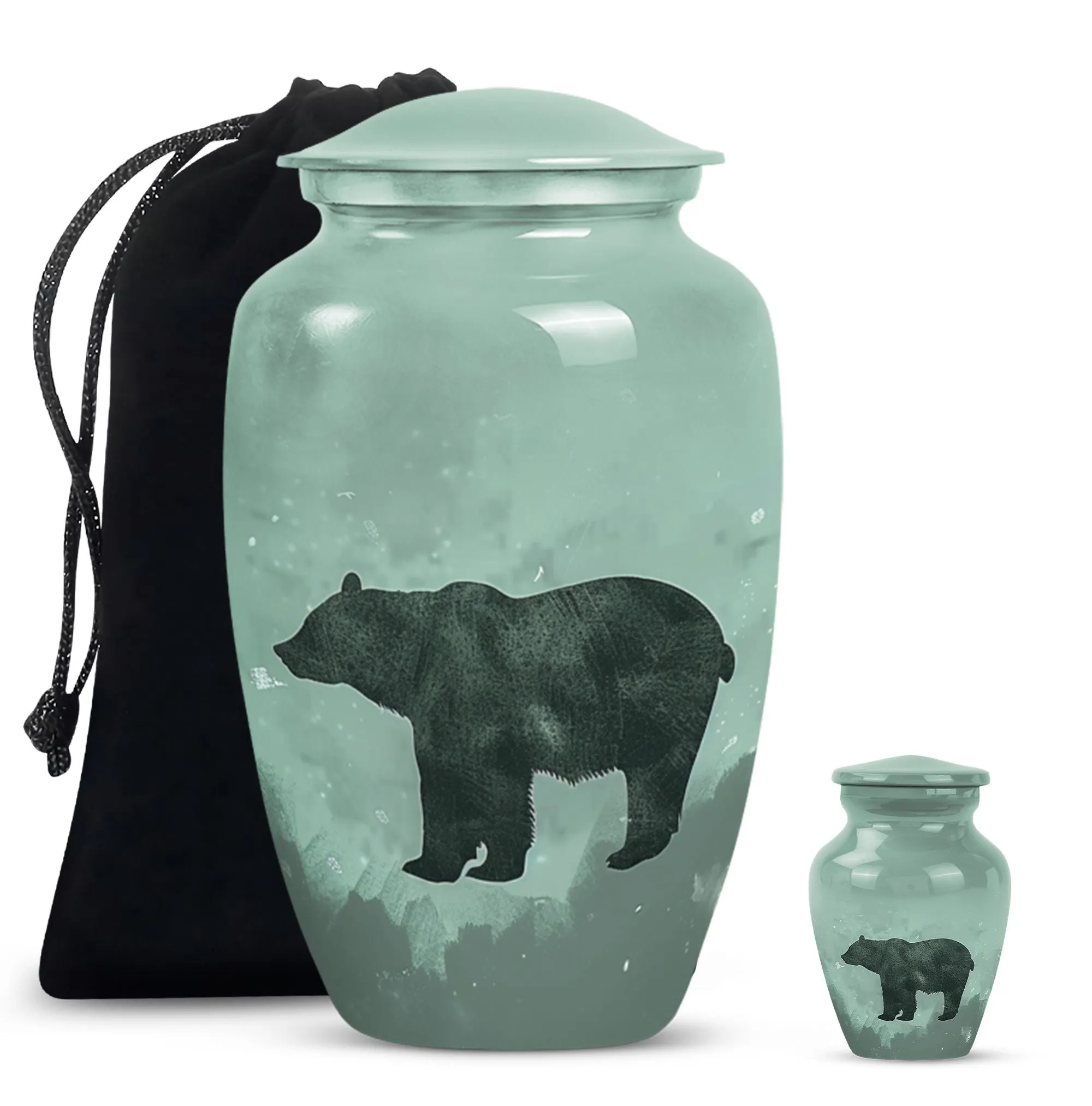 Bear Love: Dignified Farewell - Memorial Funeral Urn