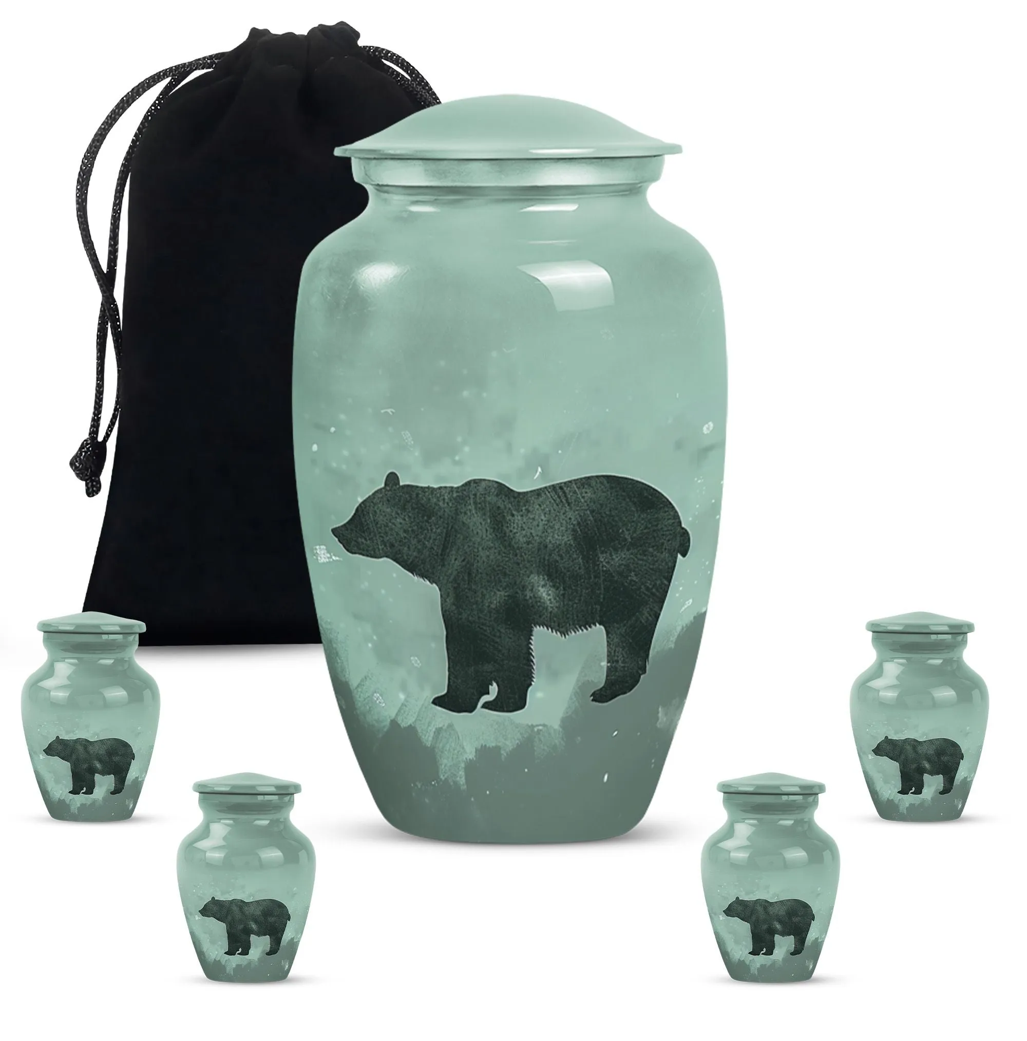 Bear Love: Dignified Farewell - Memorial Funeral Urn