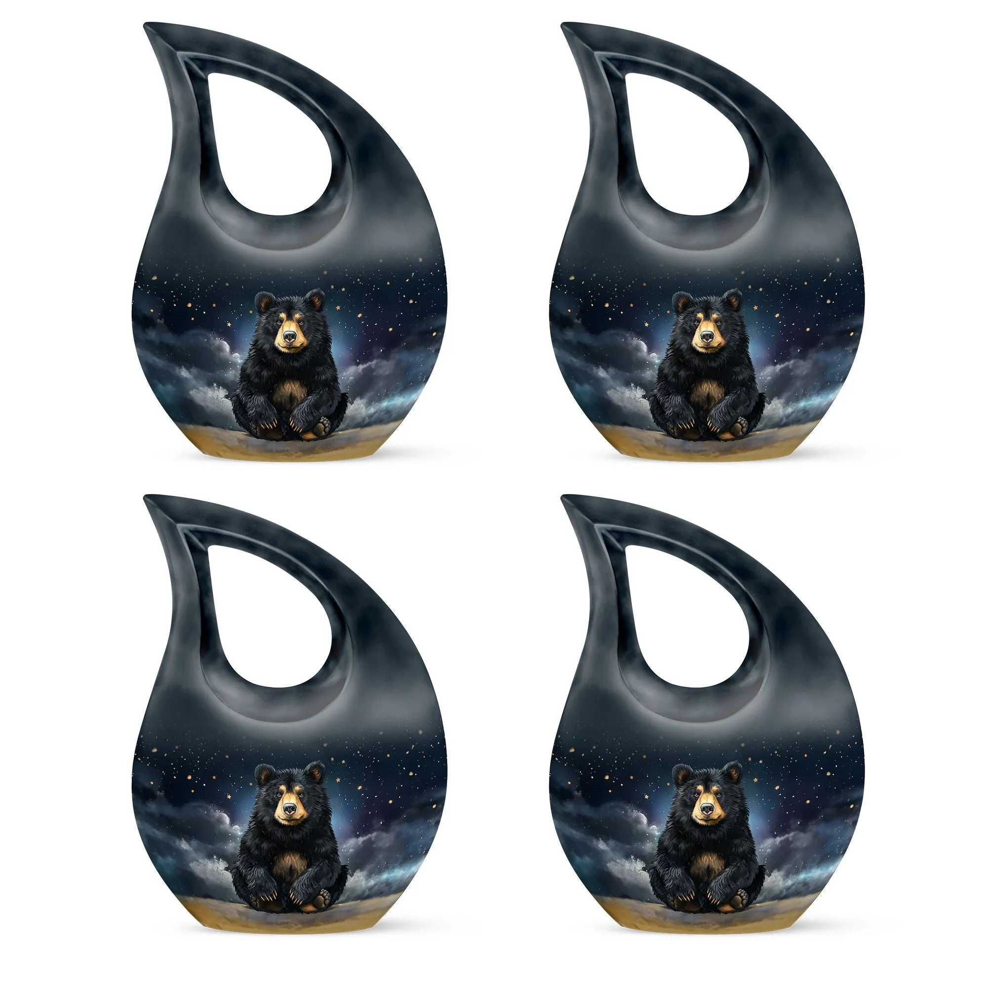 Bear Urn -  Personalized Small Cremation Urn For Human Ashes