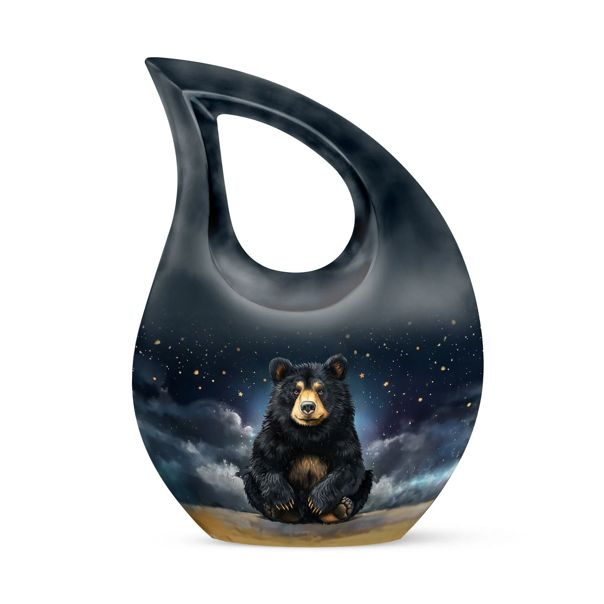 Bear Urn -  Personalized Small Cremation Urn For Human Ashes