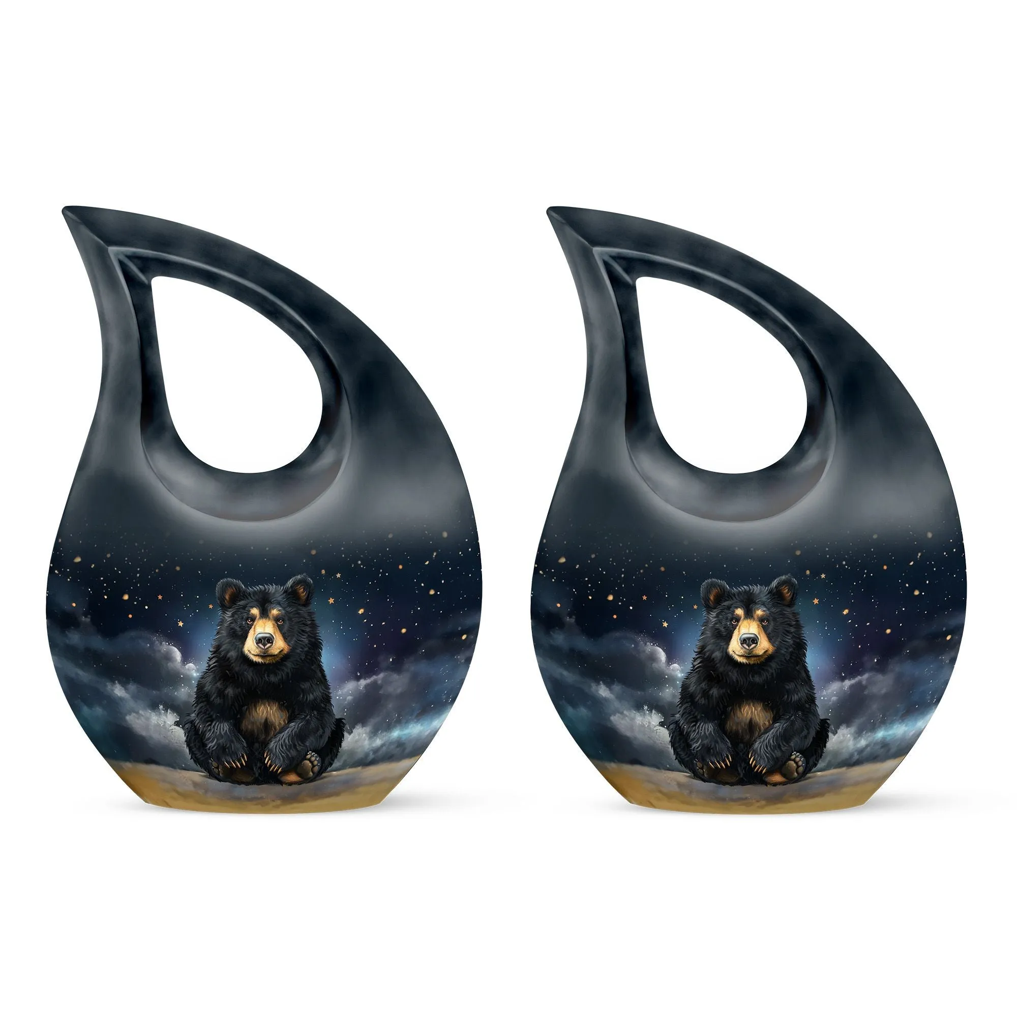 Bear Urn -  Personalized Small Cremation Urn For Human Ashes