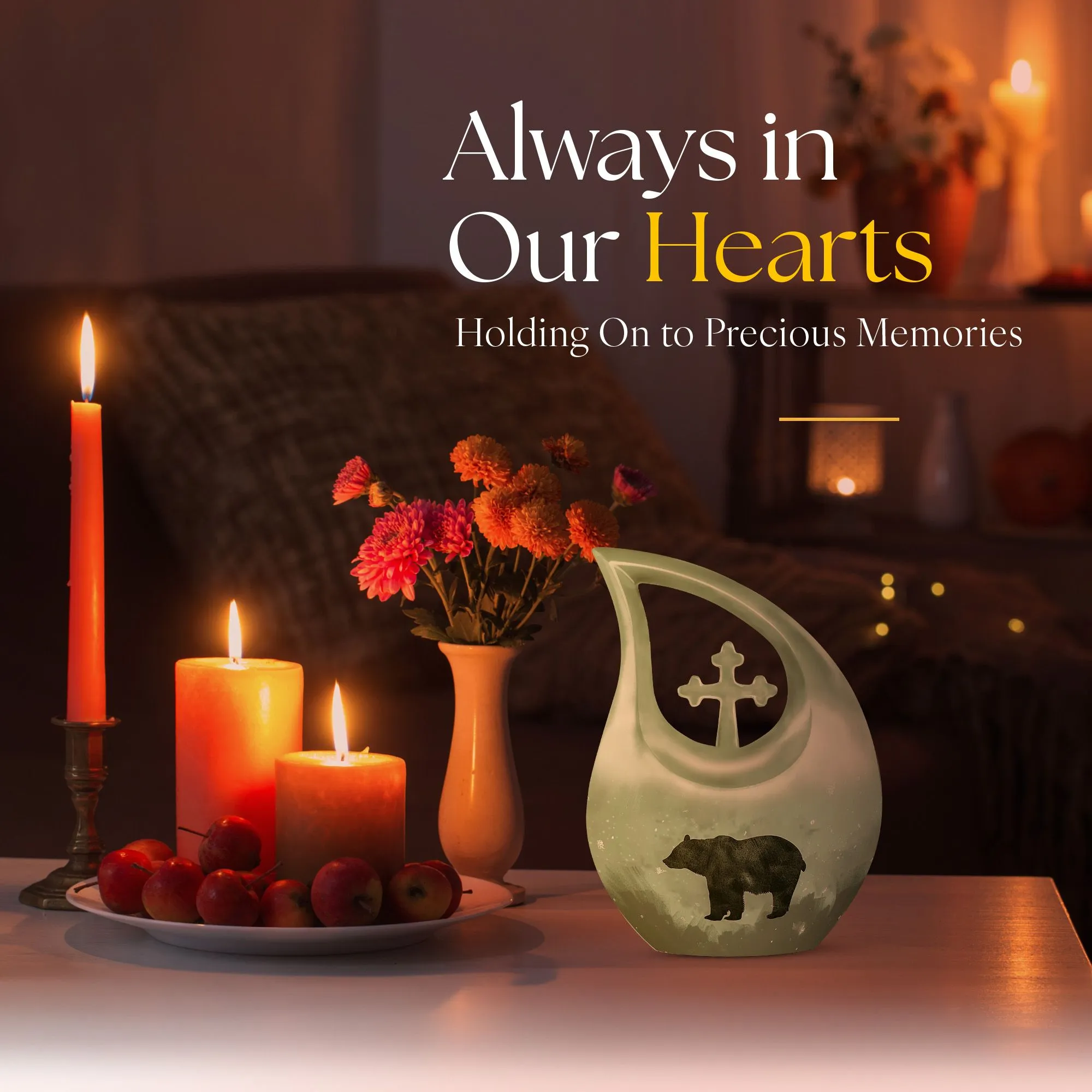 Bear Urn Serenity: Cherished Memorials for Loved Ones
