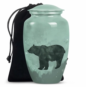 Bear Love: Dignified Farewell - Memorial Funeral Urn