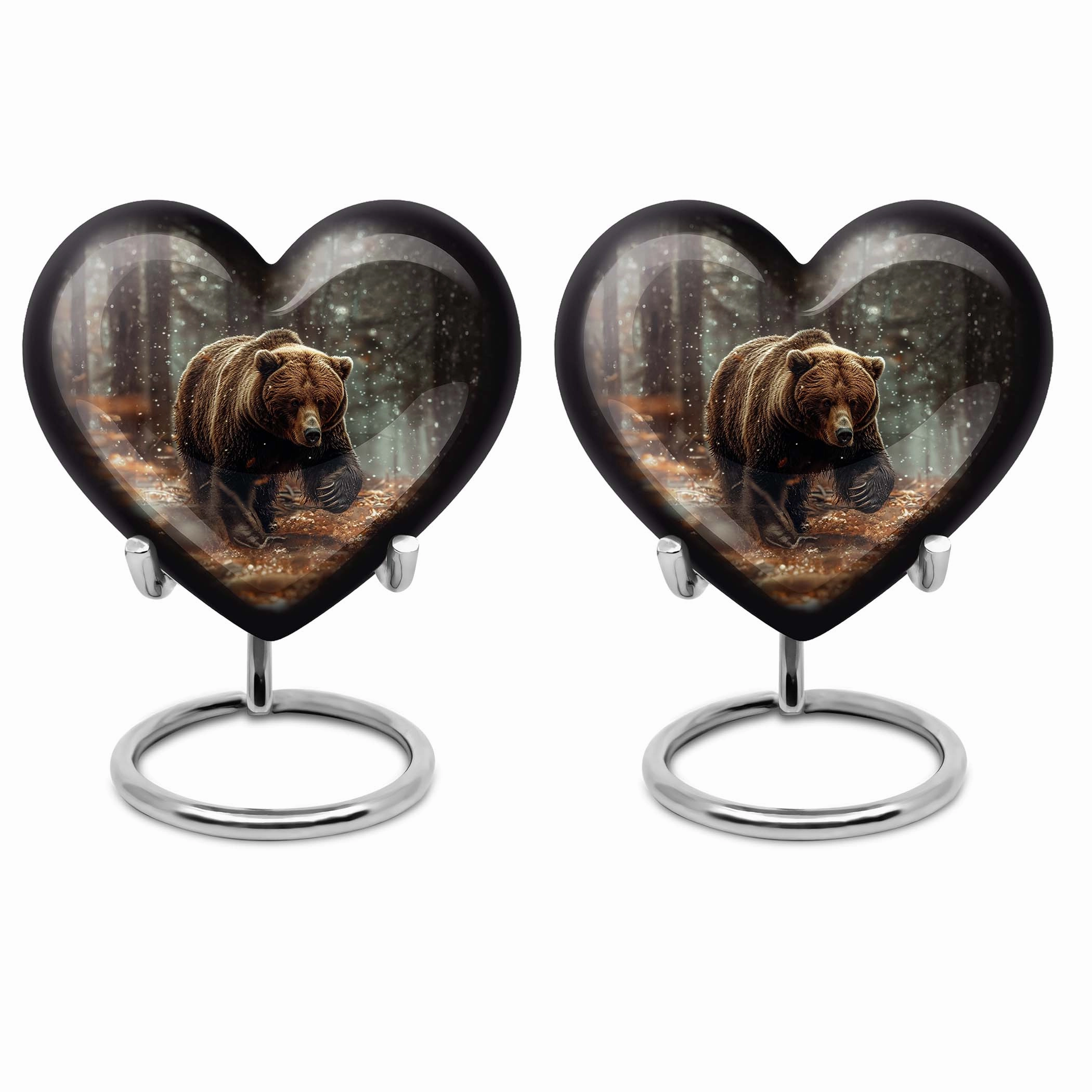 Bear Urn - Large Aluminium Human Ash Holder