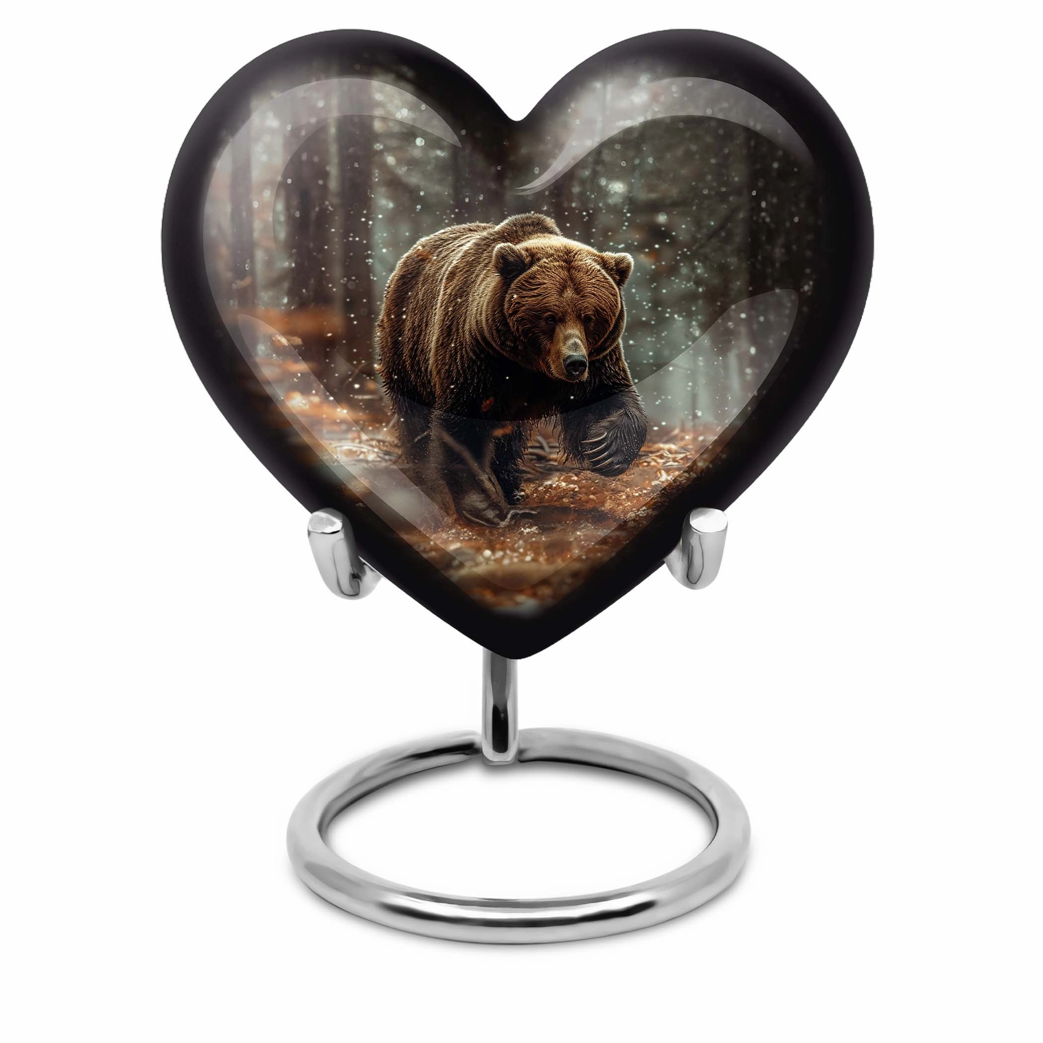 Bear Urn - Large Aluminium Human Ash Holder