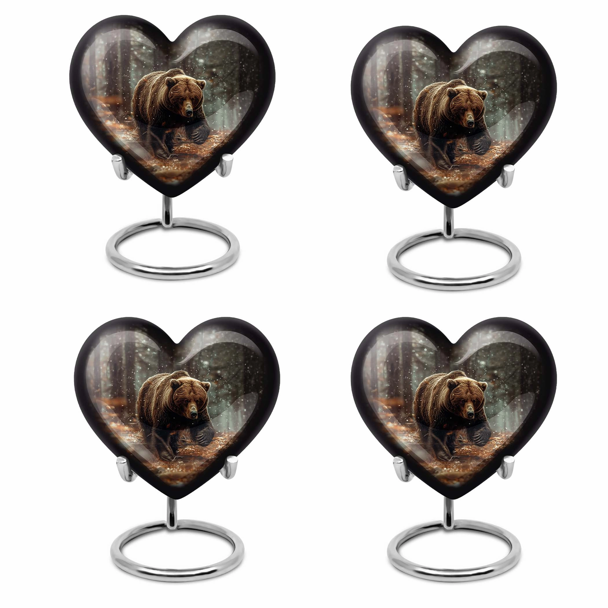 Bear Urn - Large Aluminium Human Ash Holder
