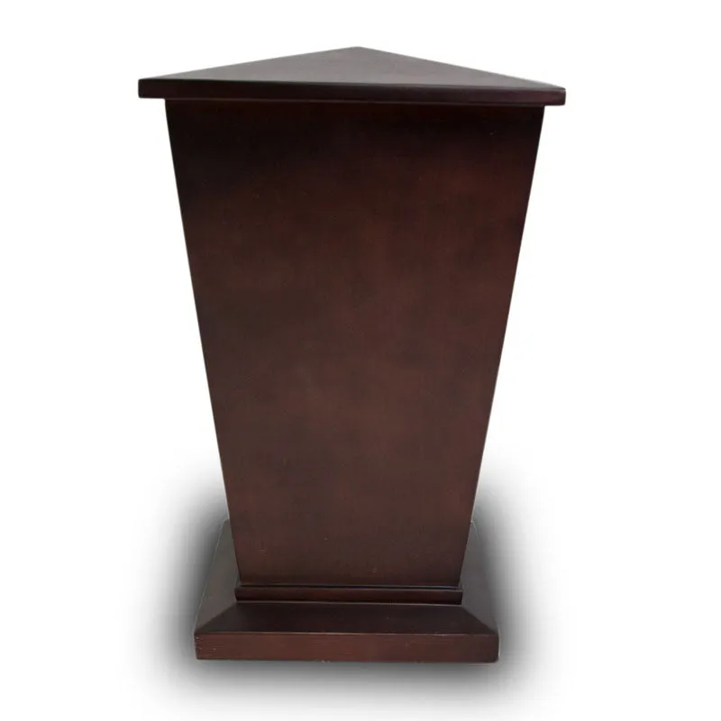 Blue Forget-Me-Not Stained Glass Cremation Urn