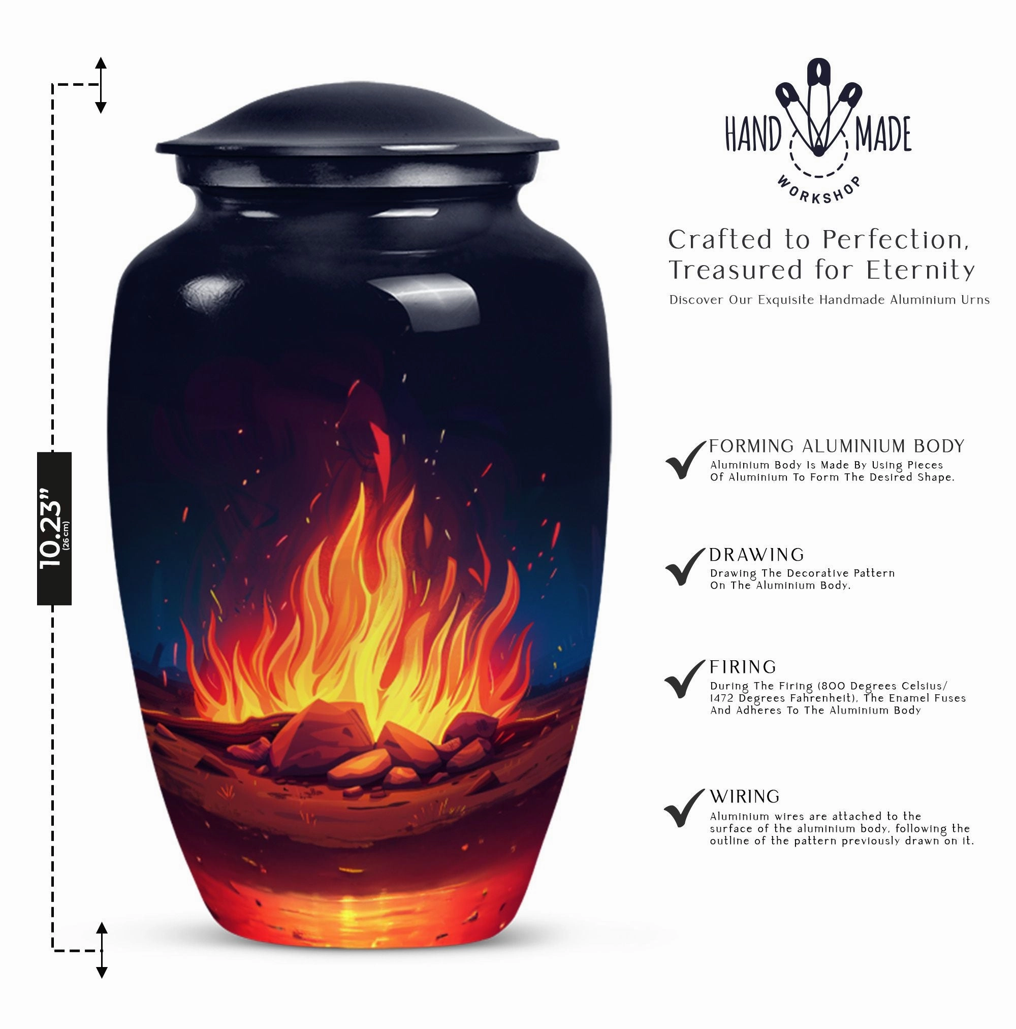 Bornfire Urn Majesty: An Elegant Resting Place for Loved Ones