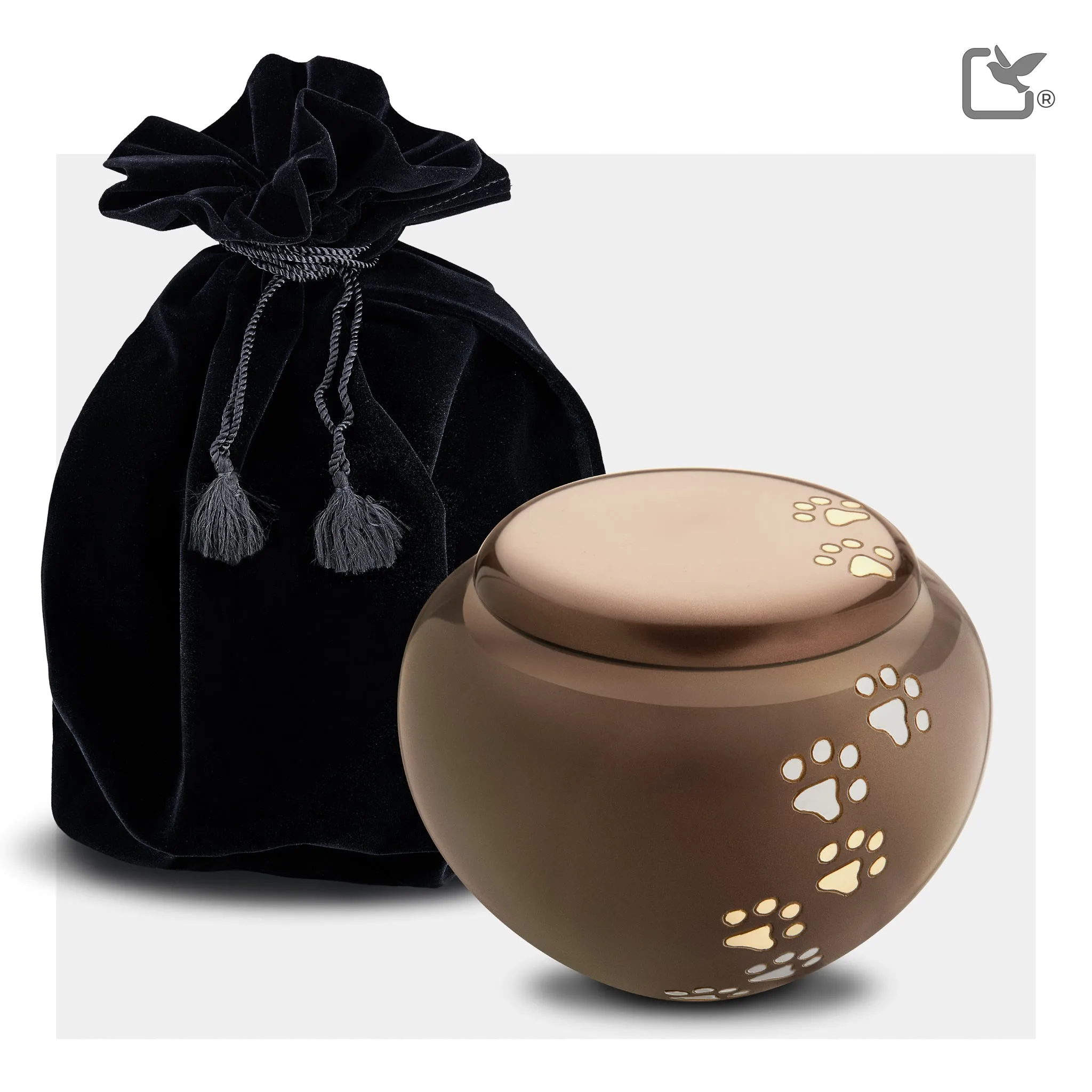 Bronze Cuddle Medium Pet Cremation Urn