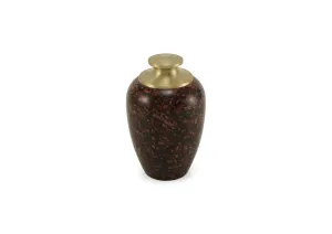 Brown High Gloss Pet Urn in Large