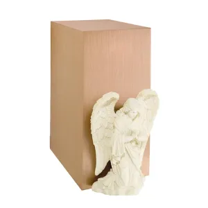 Brushed Bronze Vertical Urn
