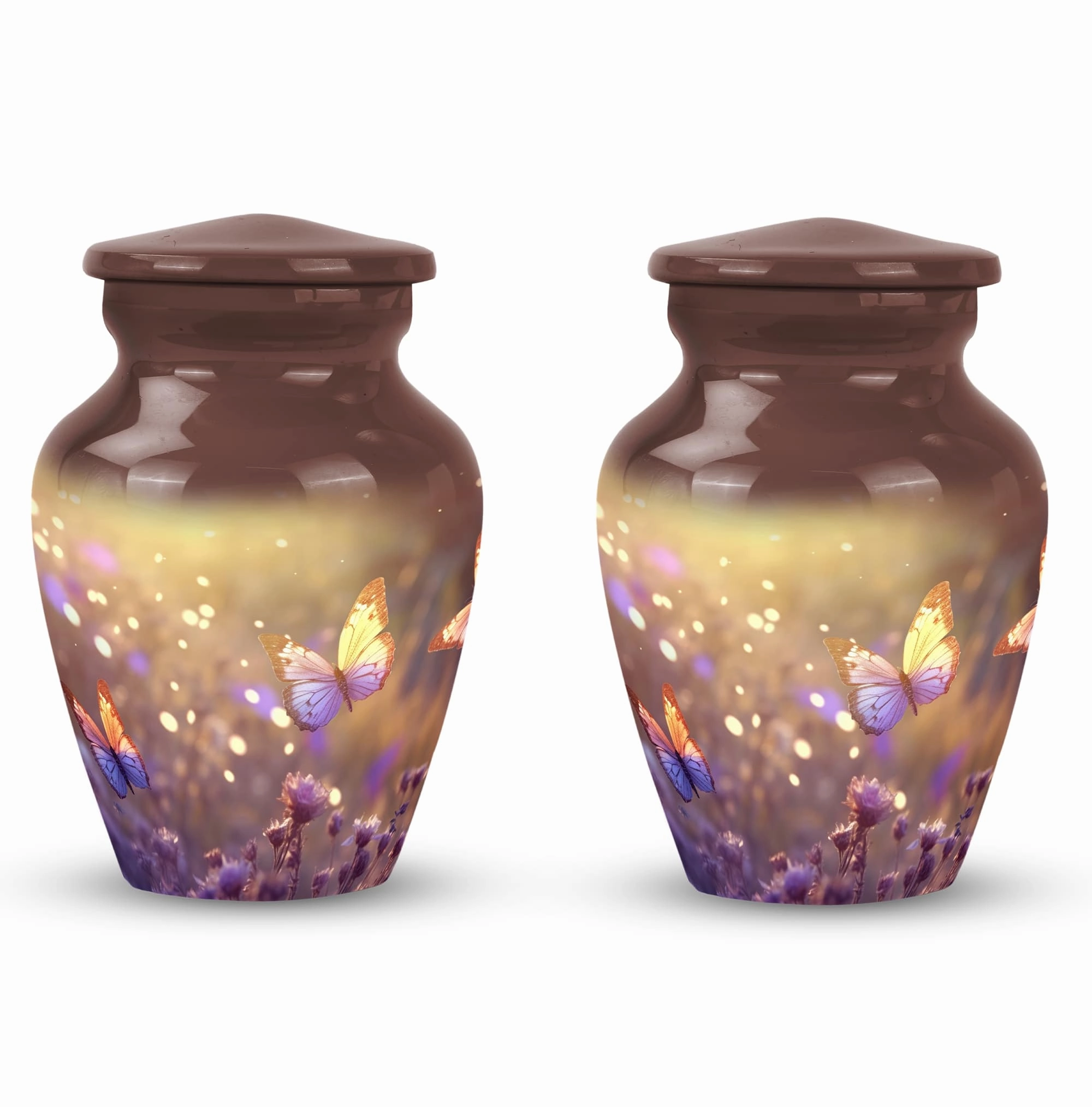 Butterflies Journey: Cremation Urn for Precious Human Ashes