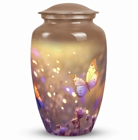 Butterflies Journey: Cremation Urn for Precious Human Ashes
