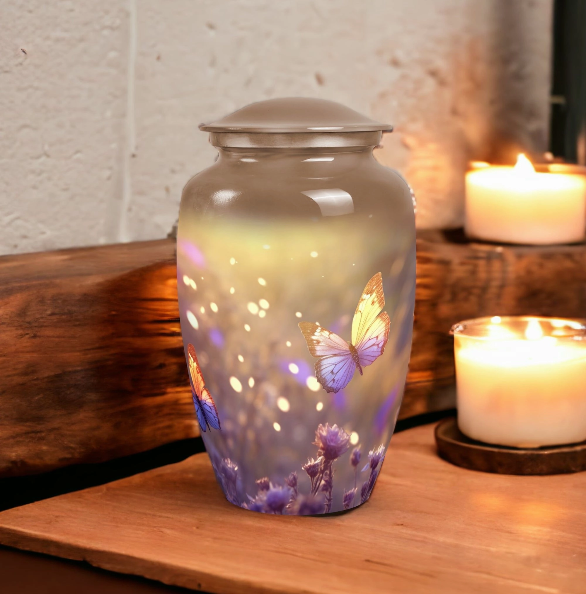 Butterflies Journey: Cremation Urn for Precious Human Ashes