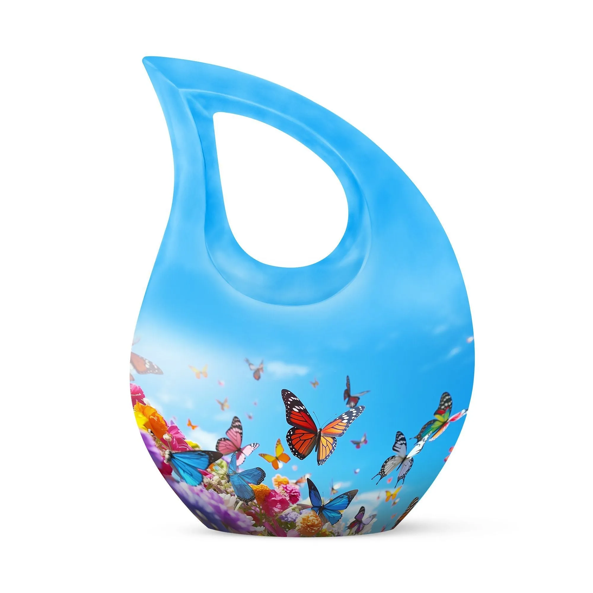 Butterfly Bliss Compact Remembrance Crematory Urn