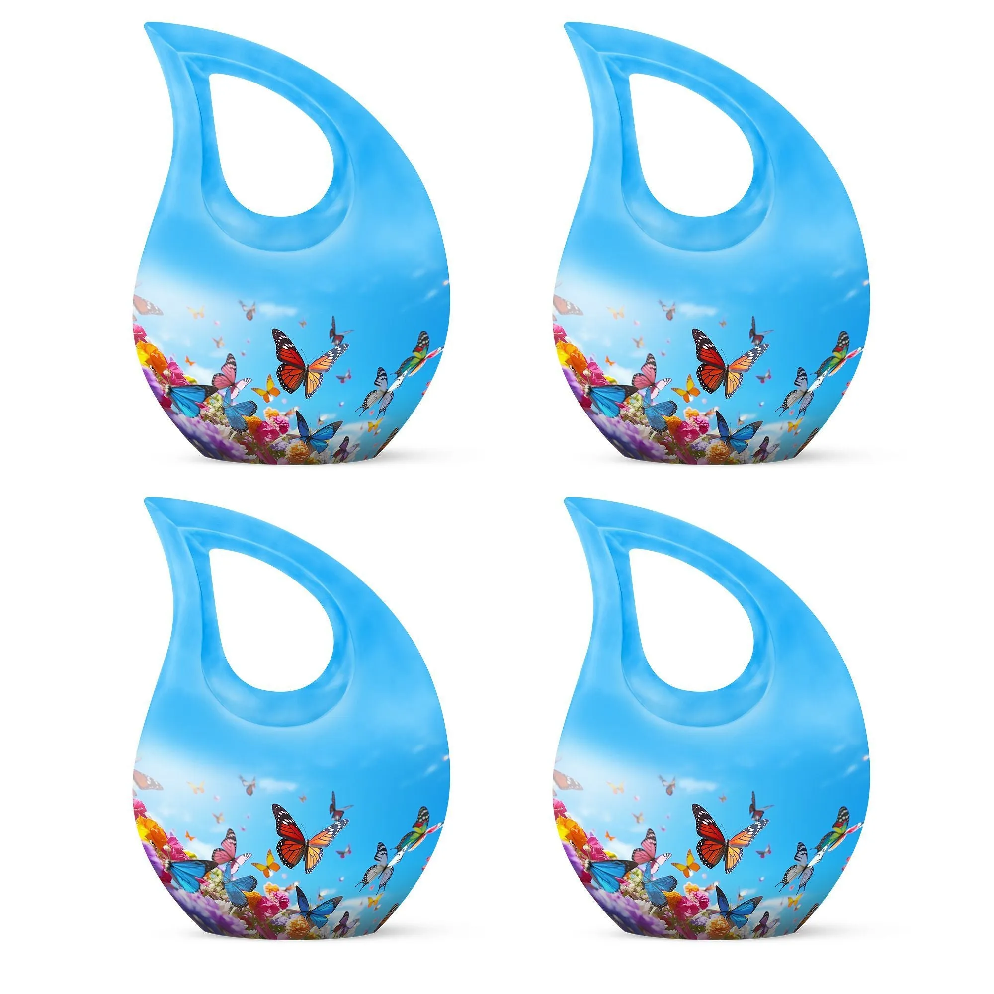 Butterfly Bliss Compact Remembrance Crematory Urn