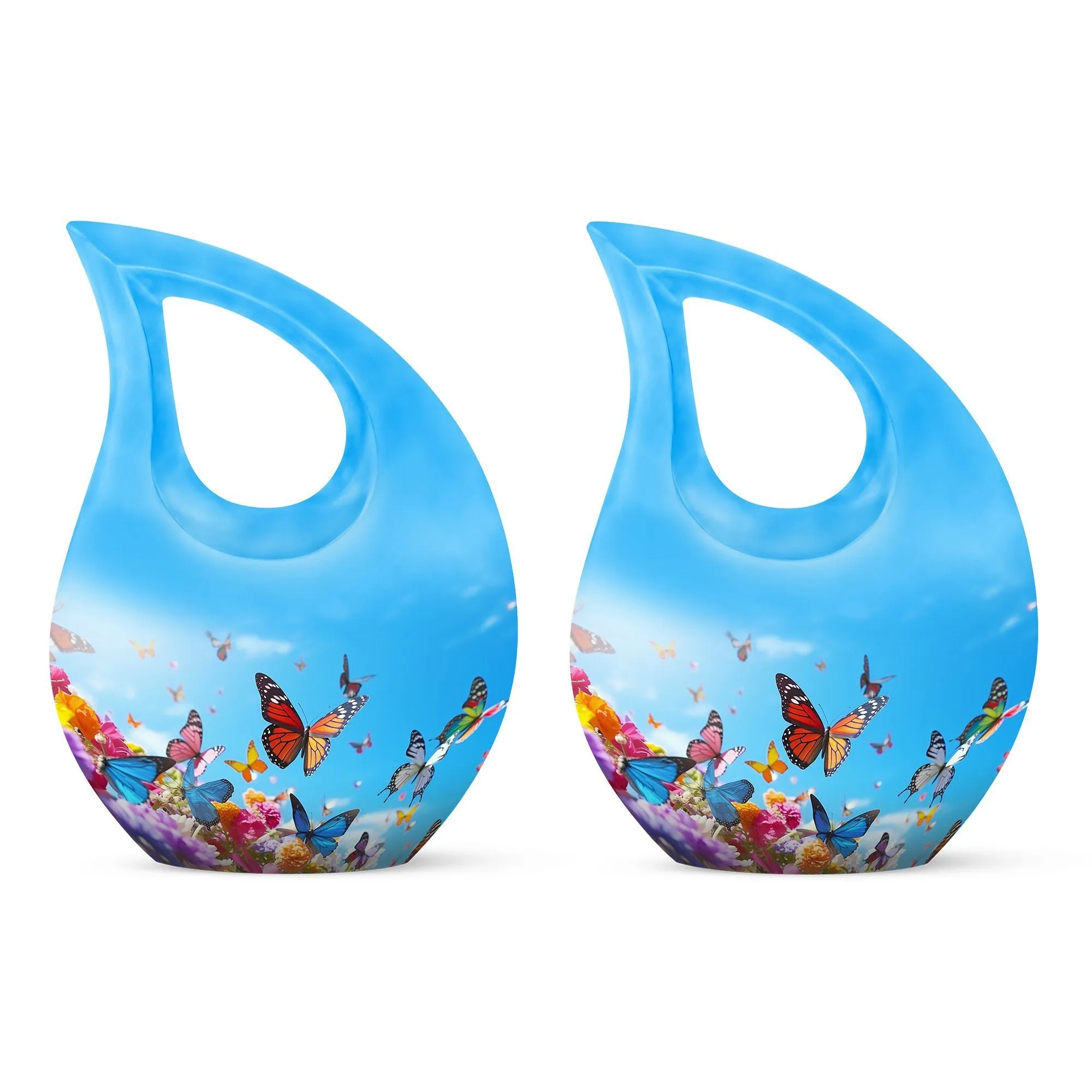 Butterfly Bliss Compact Remembrance Crematory Urn