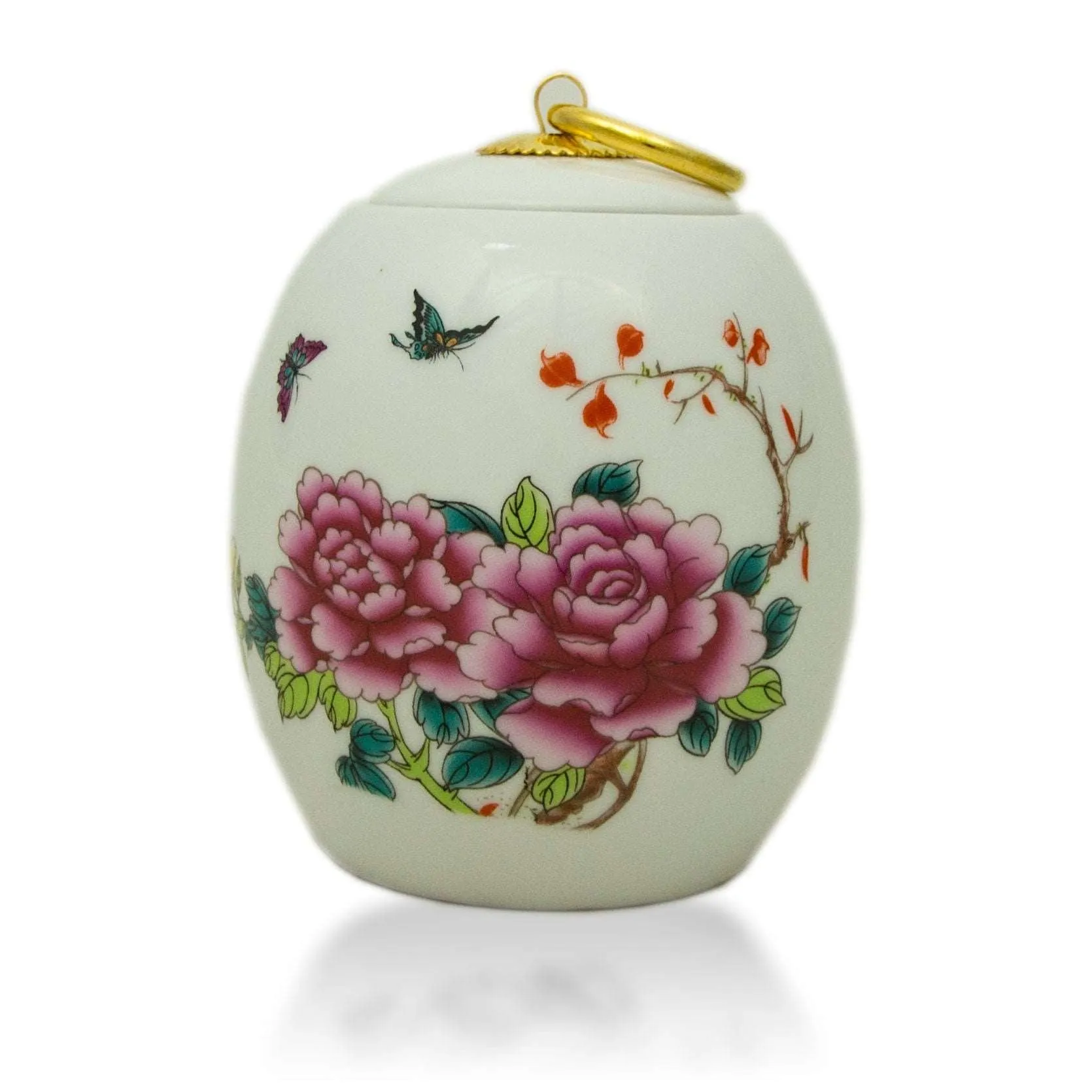 Butterfly Ceramic Cremation Urn in Extra Small
