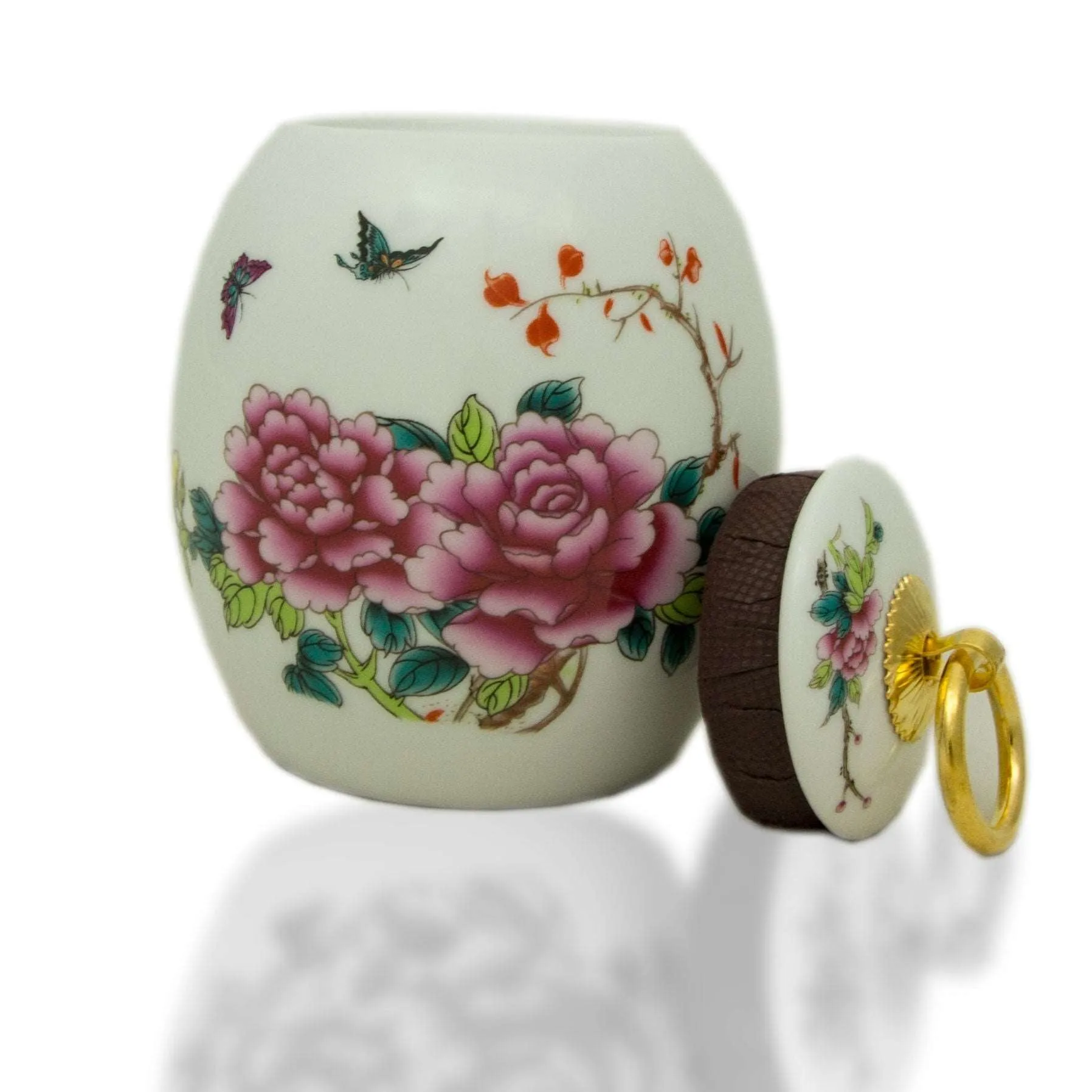 Butterfly Ceramic Cremation Urn in Extra Small